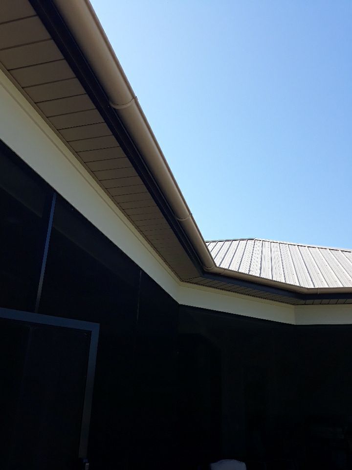 Gutter Installation using Half Round Seamless Gutters by Gutter Professors