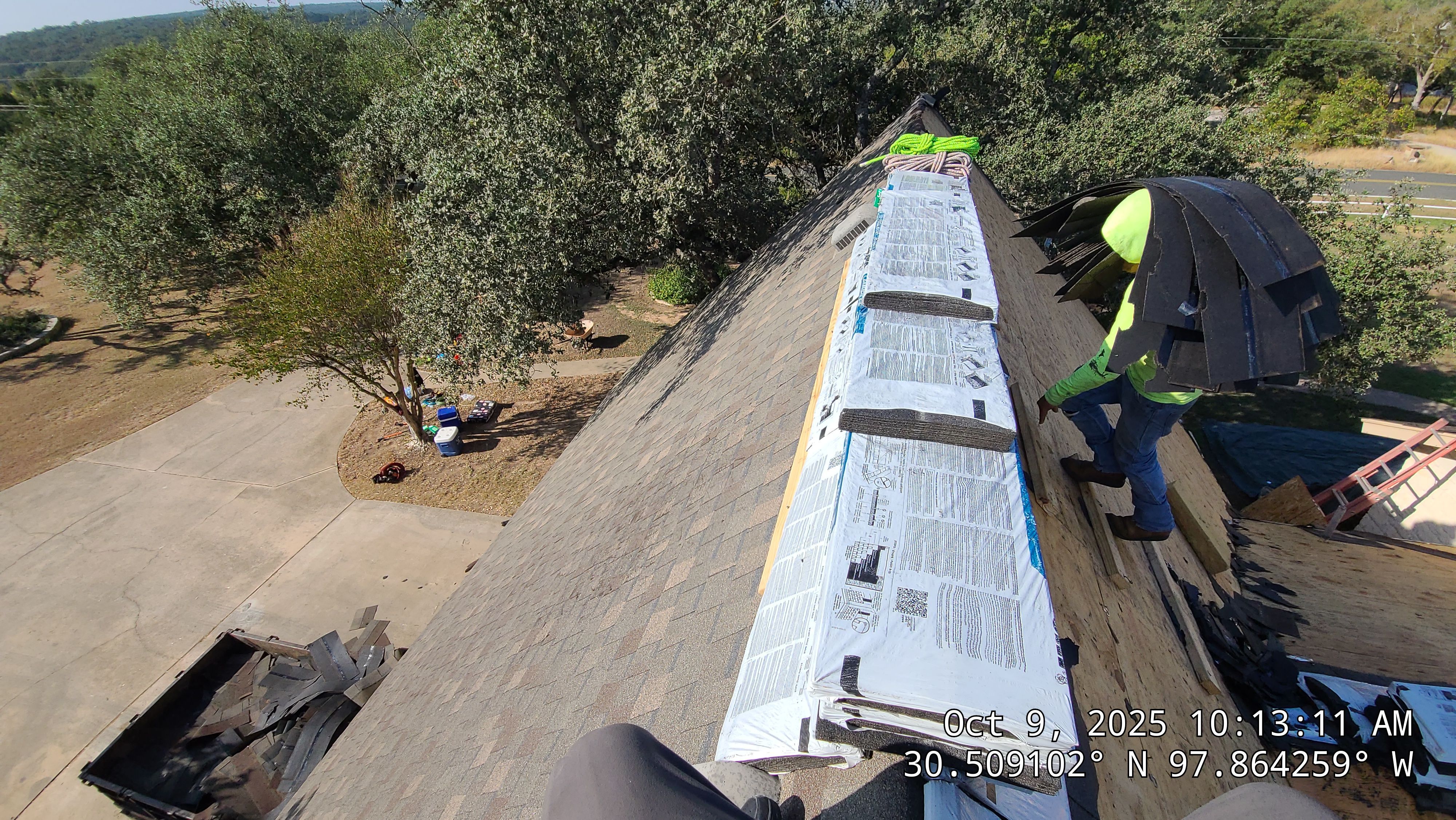 Residential Roofing Replacement and Exterior Restoration in Leander, Texas by Caliber Restoration LLC