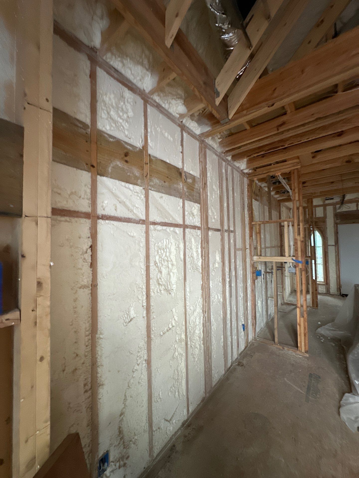 We spray foamed this beautiful and very unique custom home in Dallas by Apex Insulation Solutions