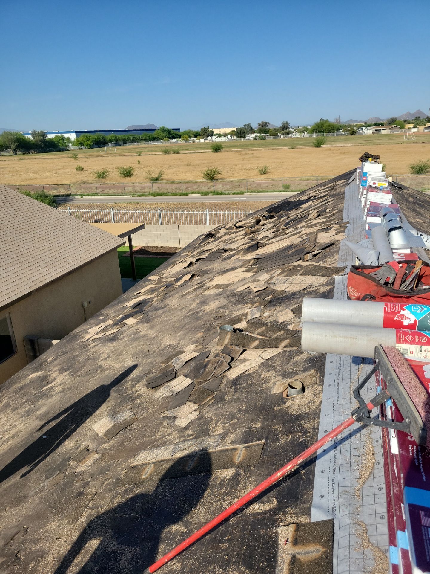 Project in Tucson by West Coast Roofing AZ