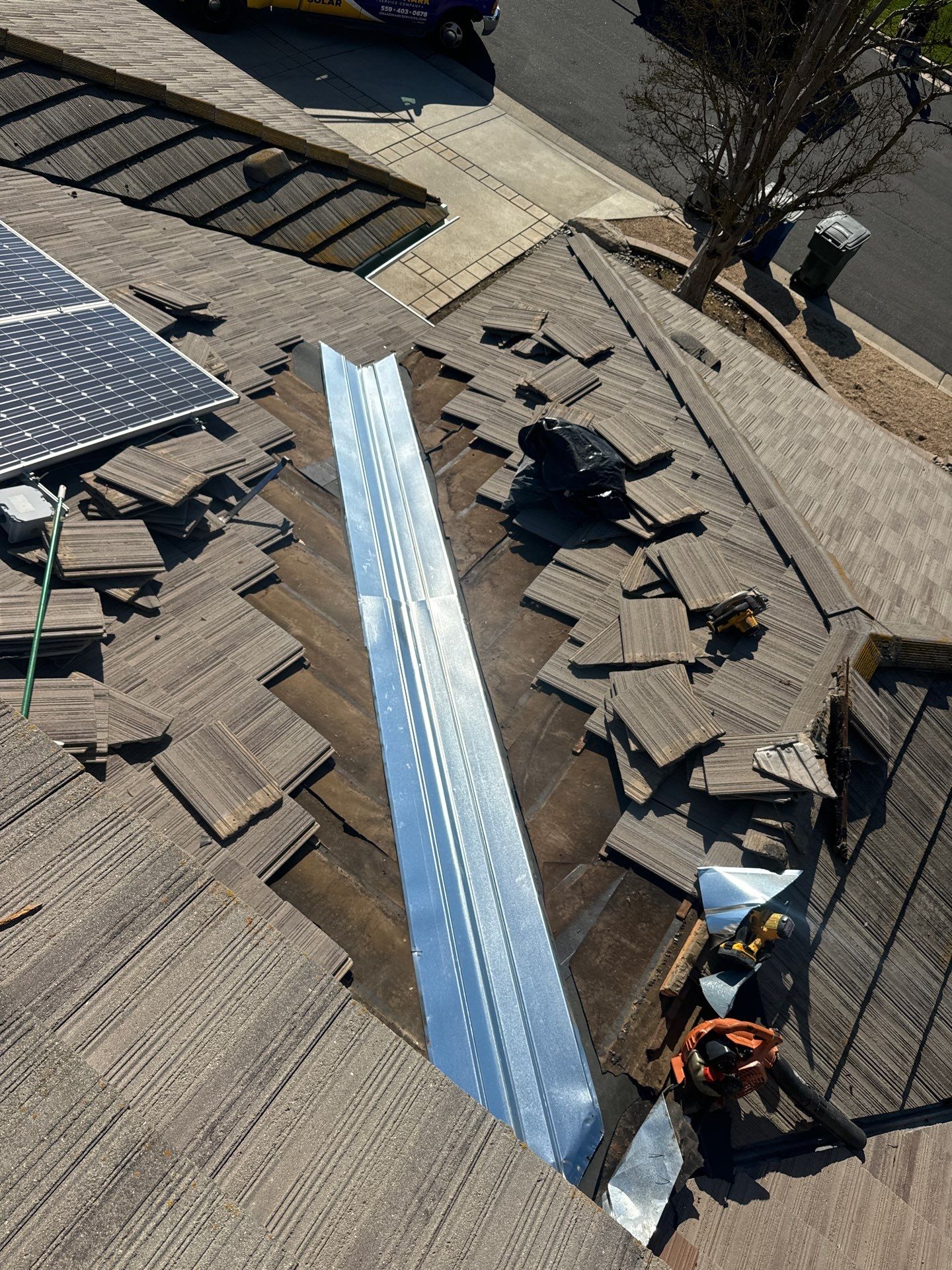Solar Roof Leak Repair  by Grandmark Service Company