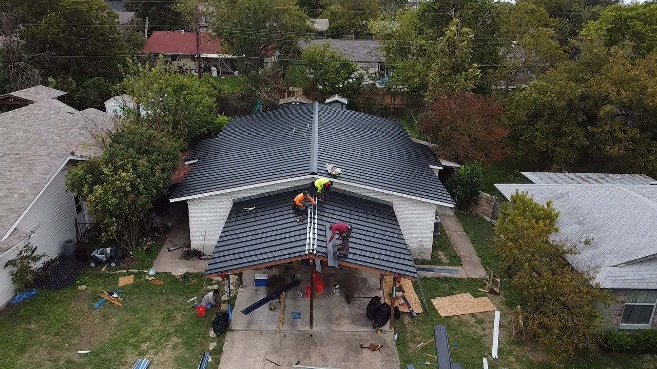 Matte Black - L&A Metals Standing Seam by RoofsOnly.com