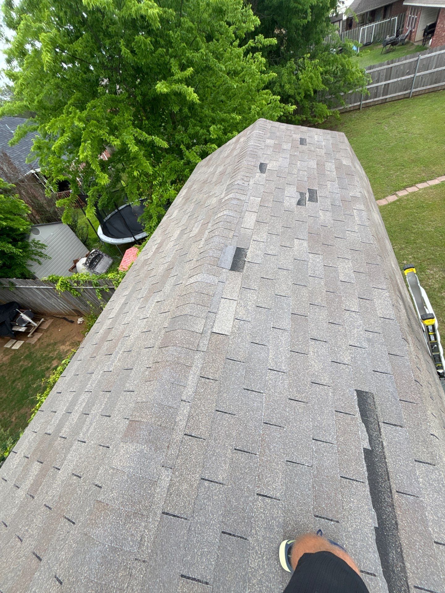 Cleburne Storm Restoration In time for Closing. by Berry Good Roofing 