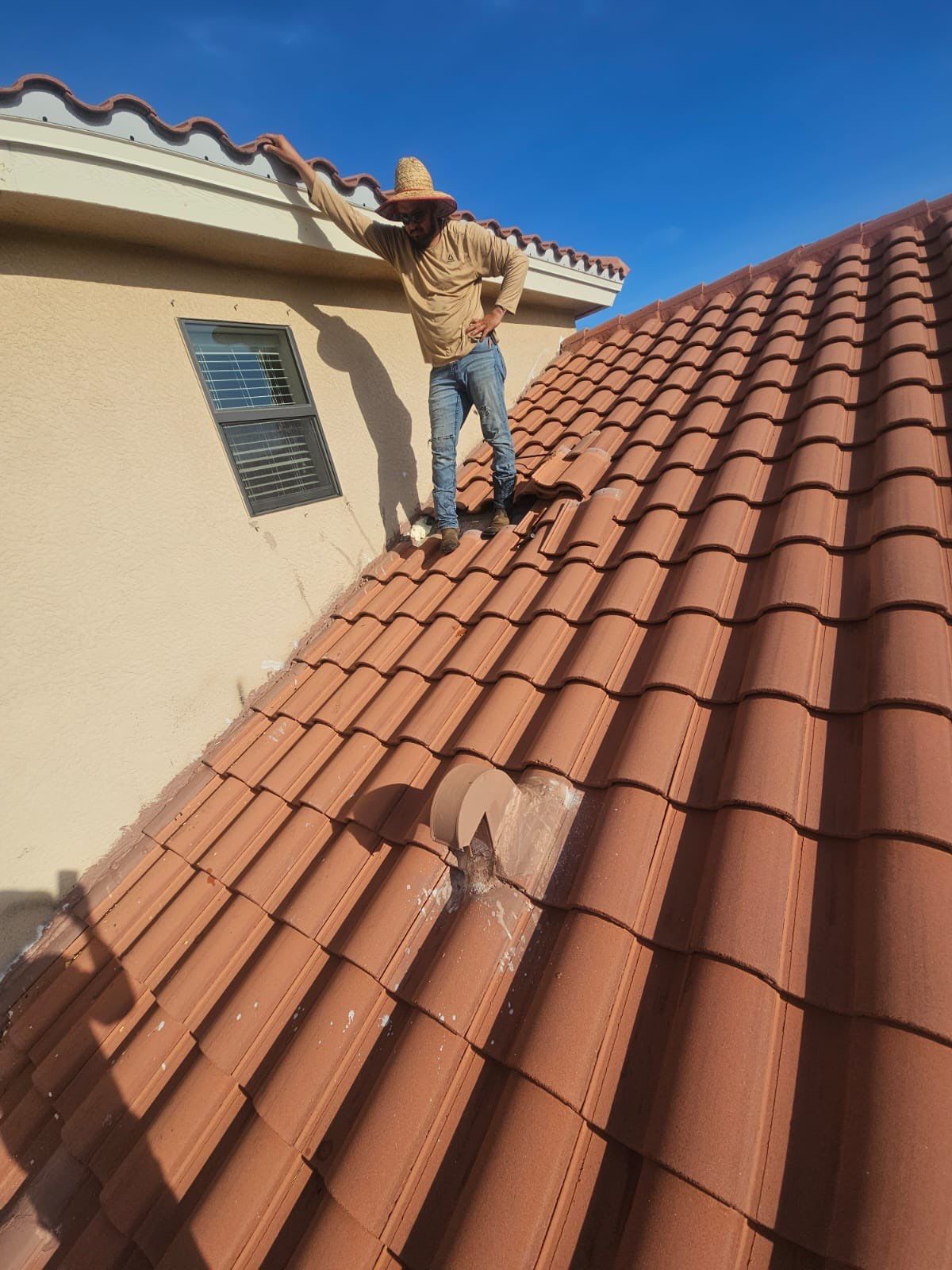 Concrete Tile Roof Repair by Four Peaks Roofing