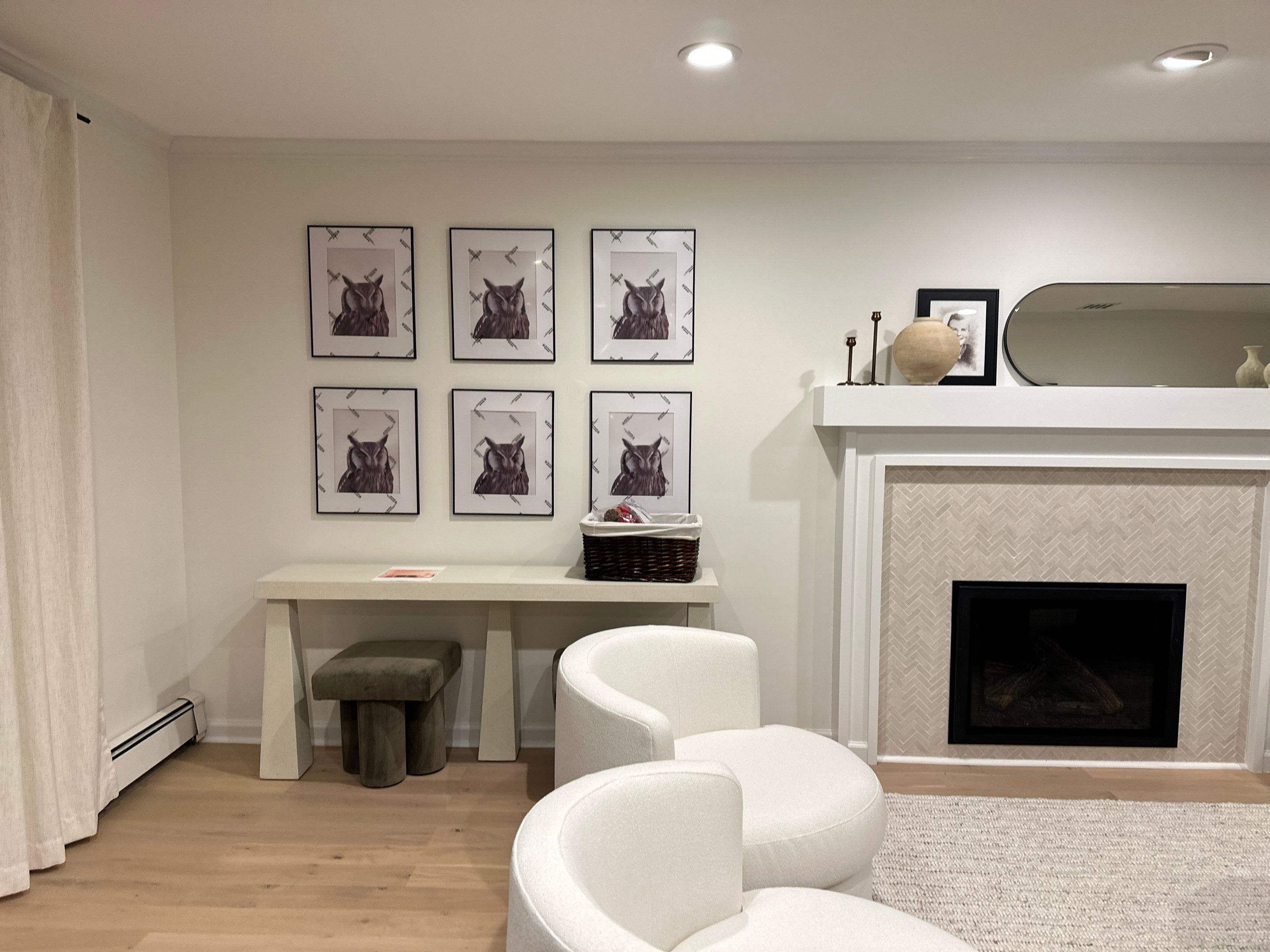 Family Room Remodel using Benjamin Moore by Home Concepts Construction