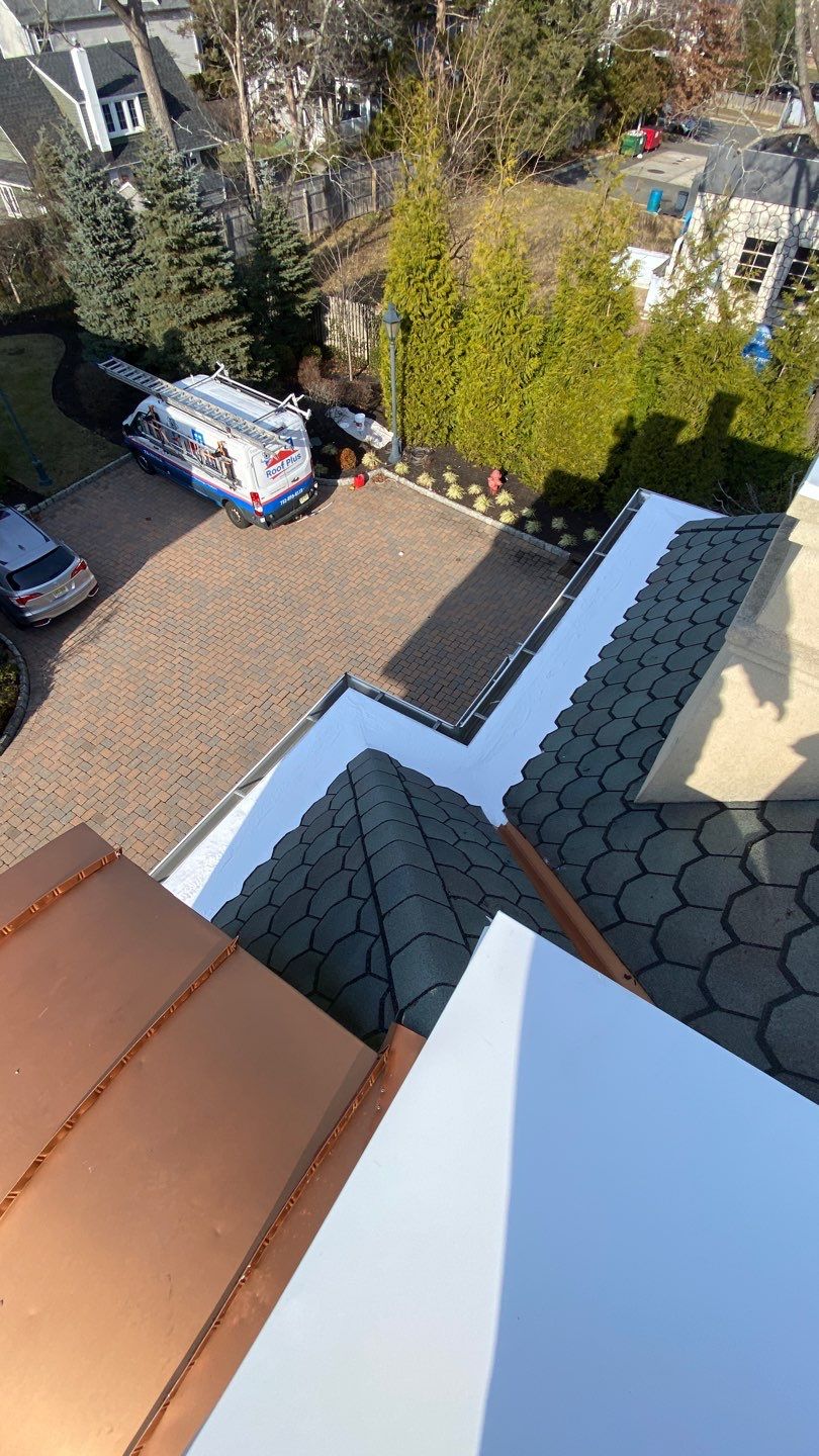 Silicone Coating system on residential complex by Roof Plus