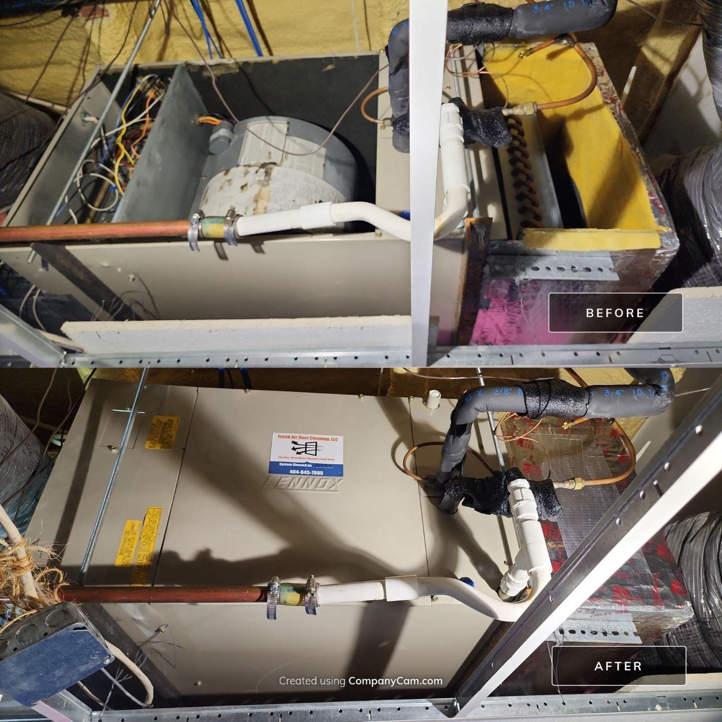 Project in Bethlehem by Fresh Air Duct Cleaning, LLC