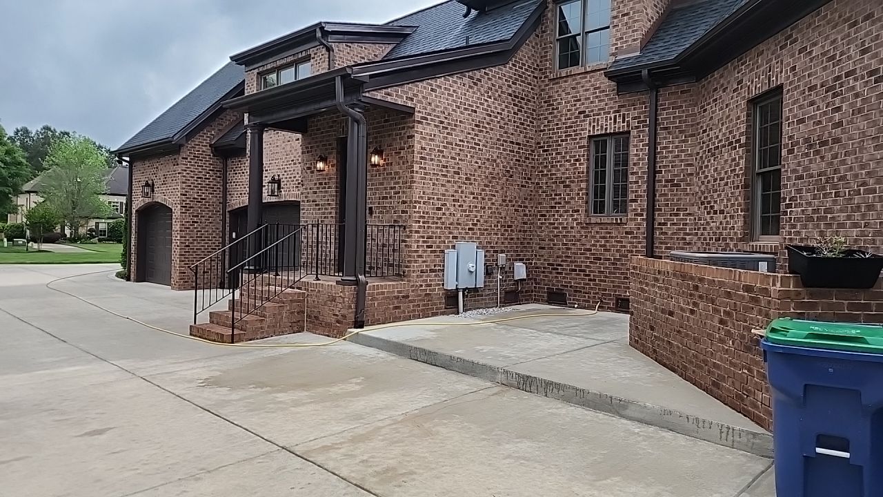 House Wash using cleaner by Power Wash Masters LLC
