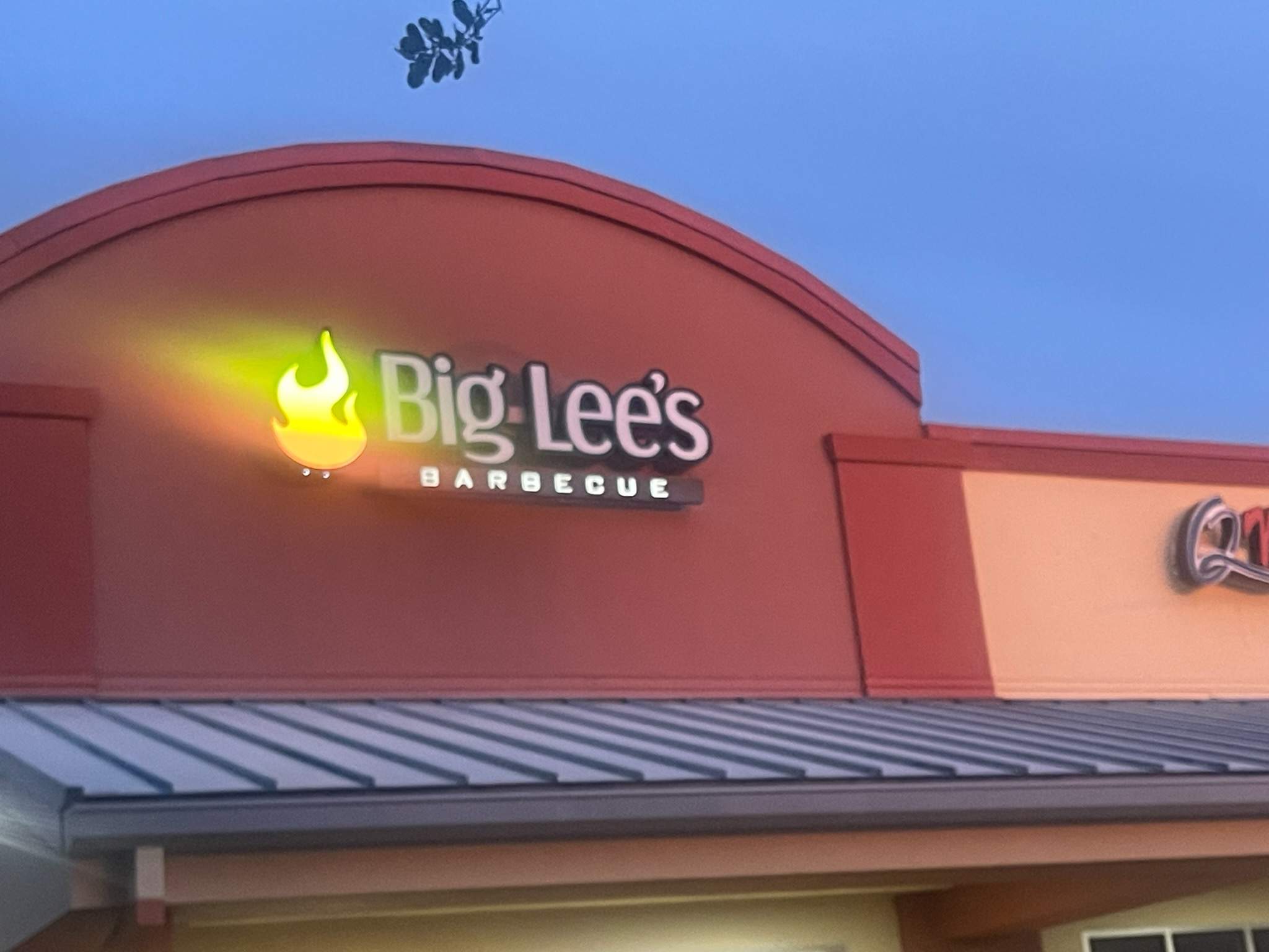 Channel Letters for Big Lee's BBQ by SignCrafters