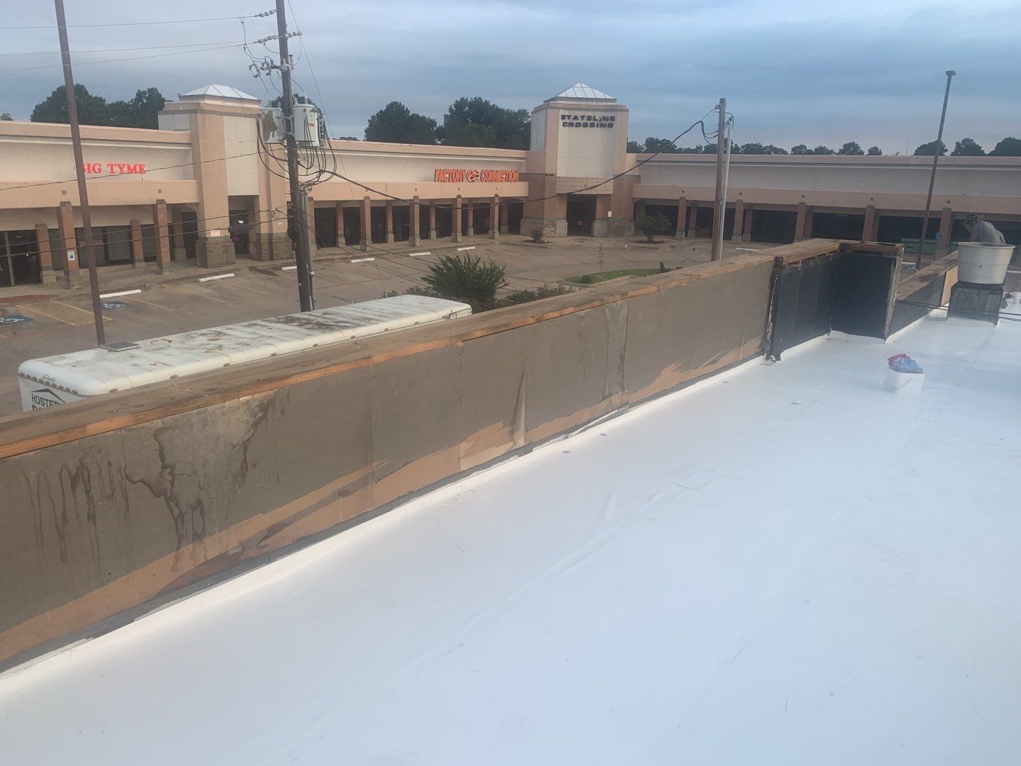 Commercial Roofing Installation using 50 mil PVC by Hostetler Roofing