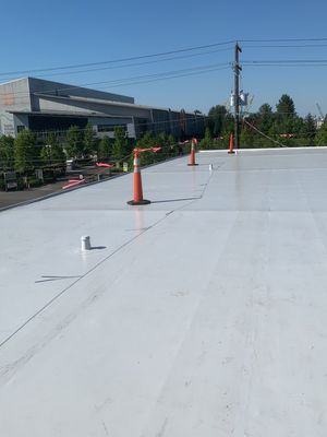 Commercial Roofing Installation using Duro-Last