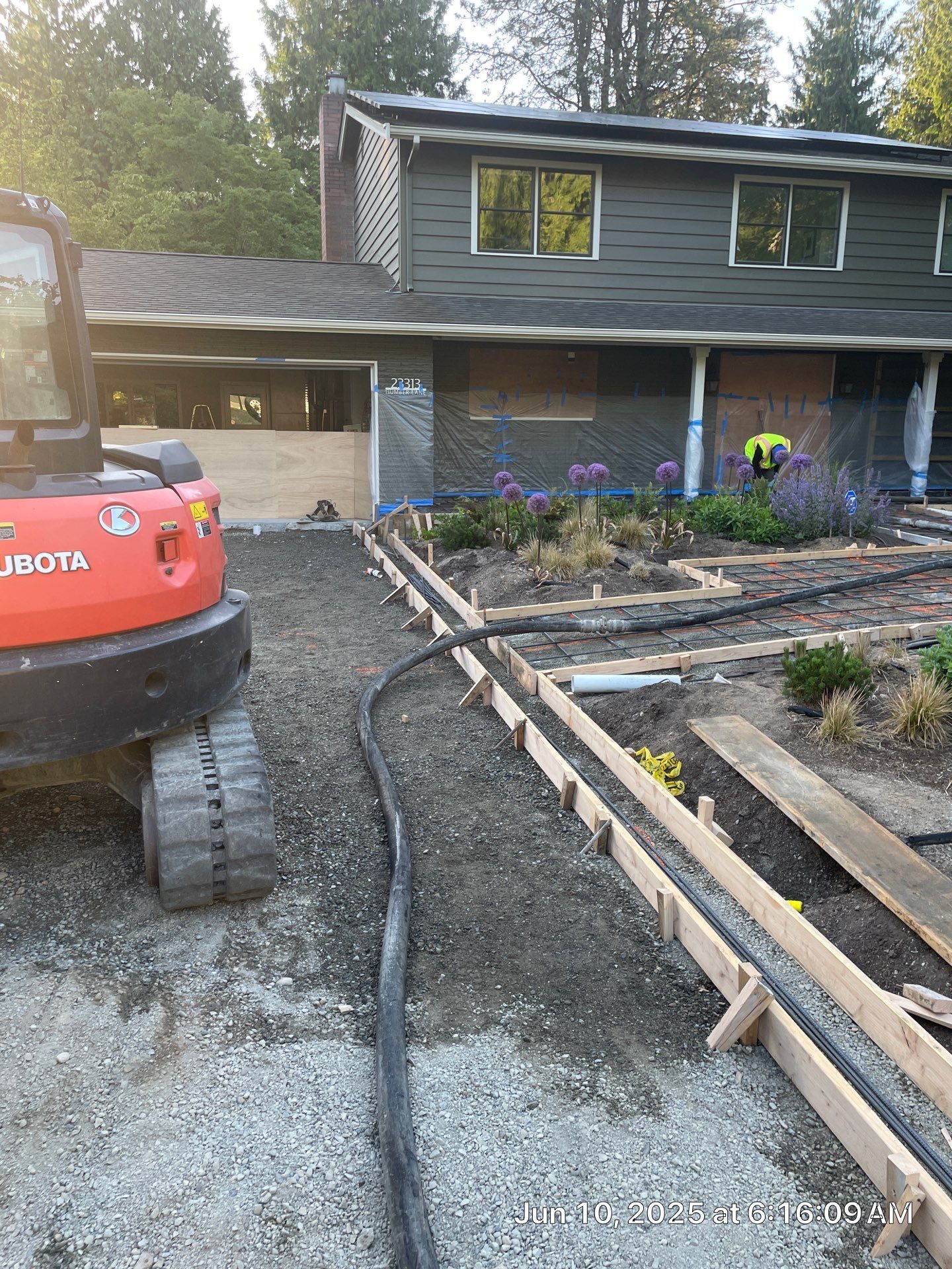 Concrete Driveway Makeover | Edmonds  by Jireh Asphalt & Concrete Inc 