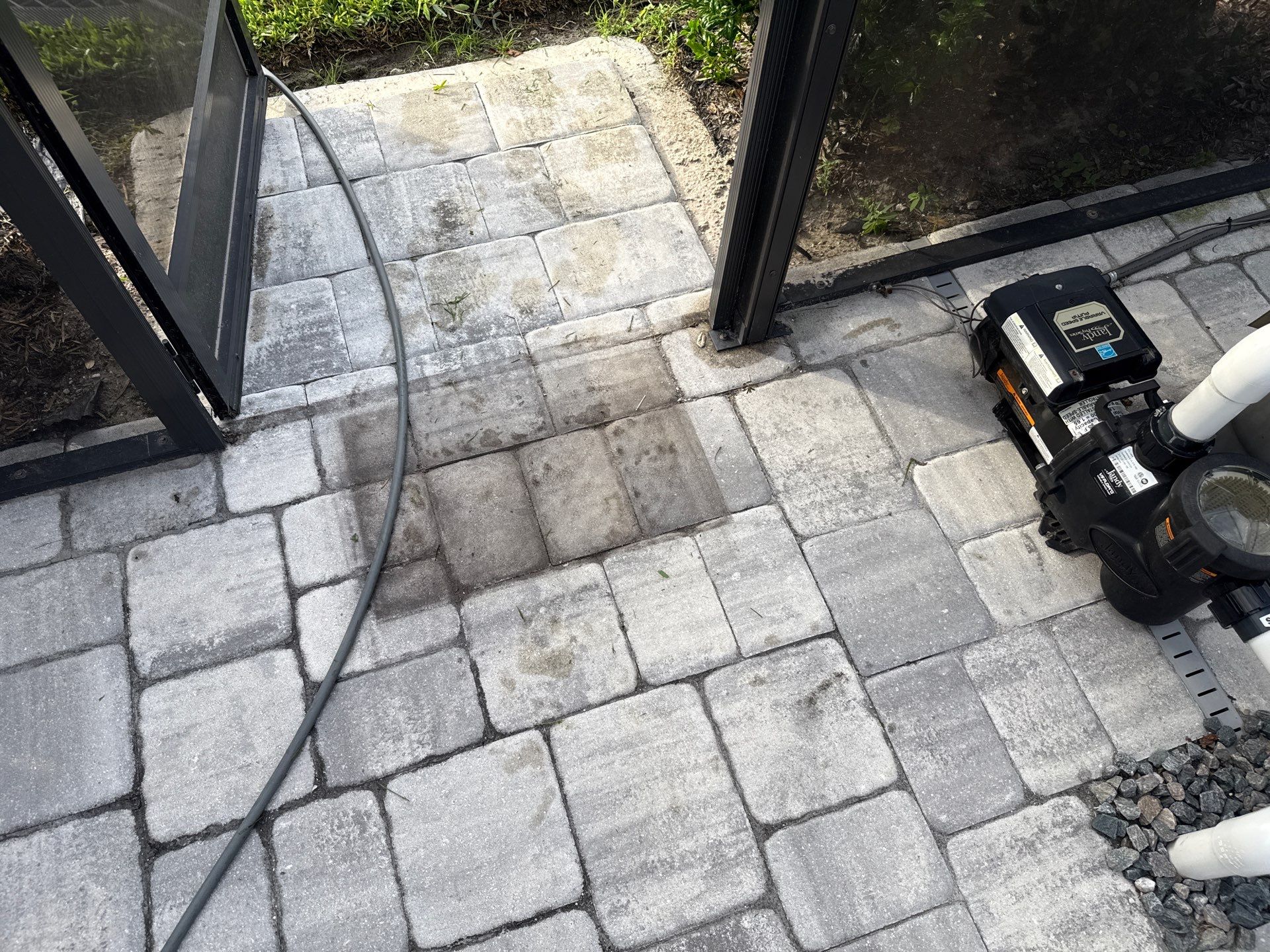 Paver Pool Deck & Screen Enclosure Cleaning – North River Ranch, Parrish, FL by Sunshine AquaWash