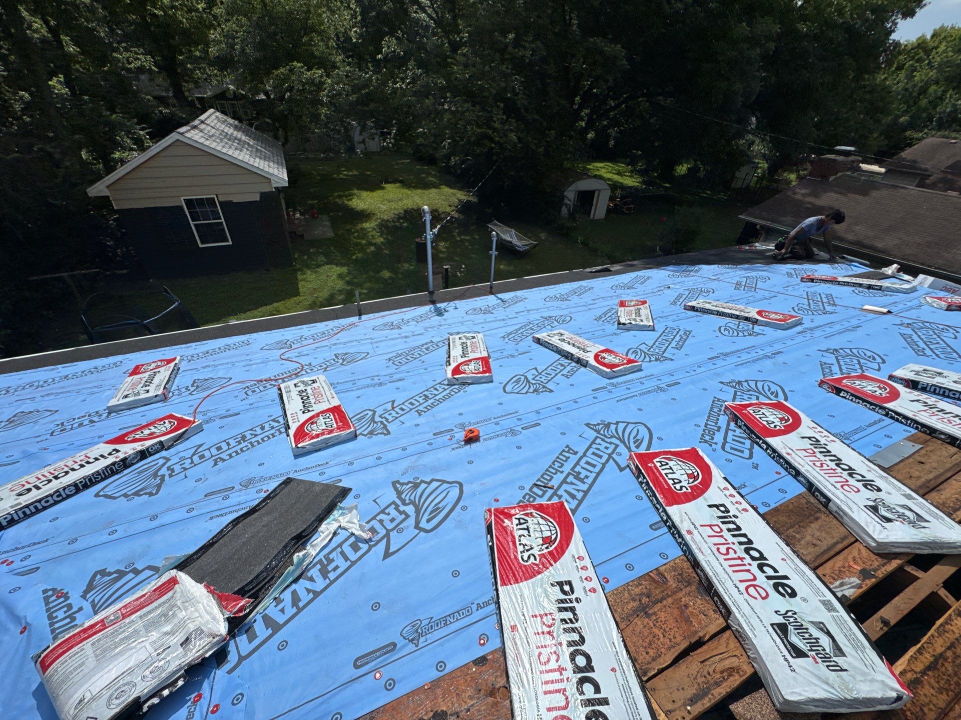 Residential Roofing Install - Atlas Pinnacle Pristine Shingles - Color Black Shadow  by Titan Commercial & Residential Roofing 