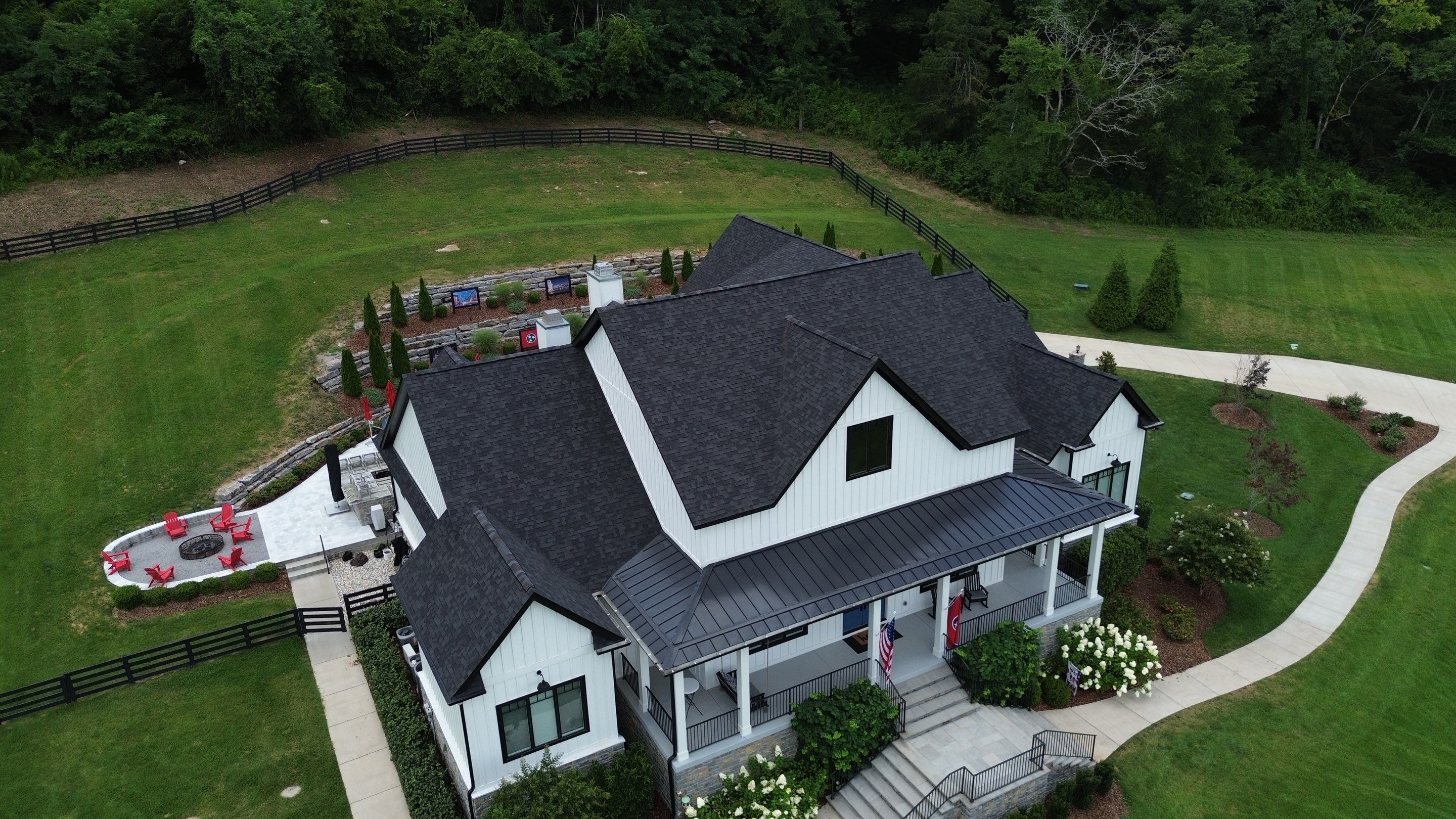 Residential Roof Replacement and Metal Roofing Installation in Franklin by Shinglesmiths Roofing
