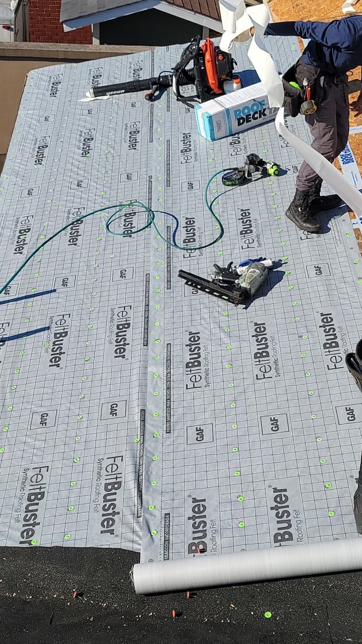 Residential Roofing Installation using Roof Replacement by American Roofing & Construction LLC