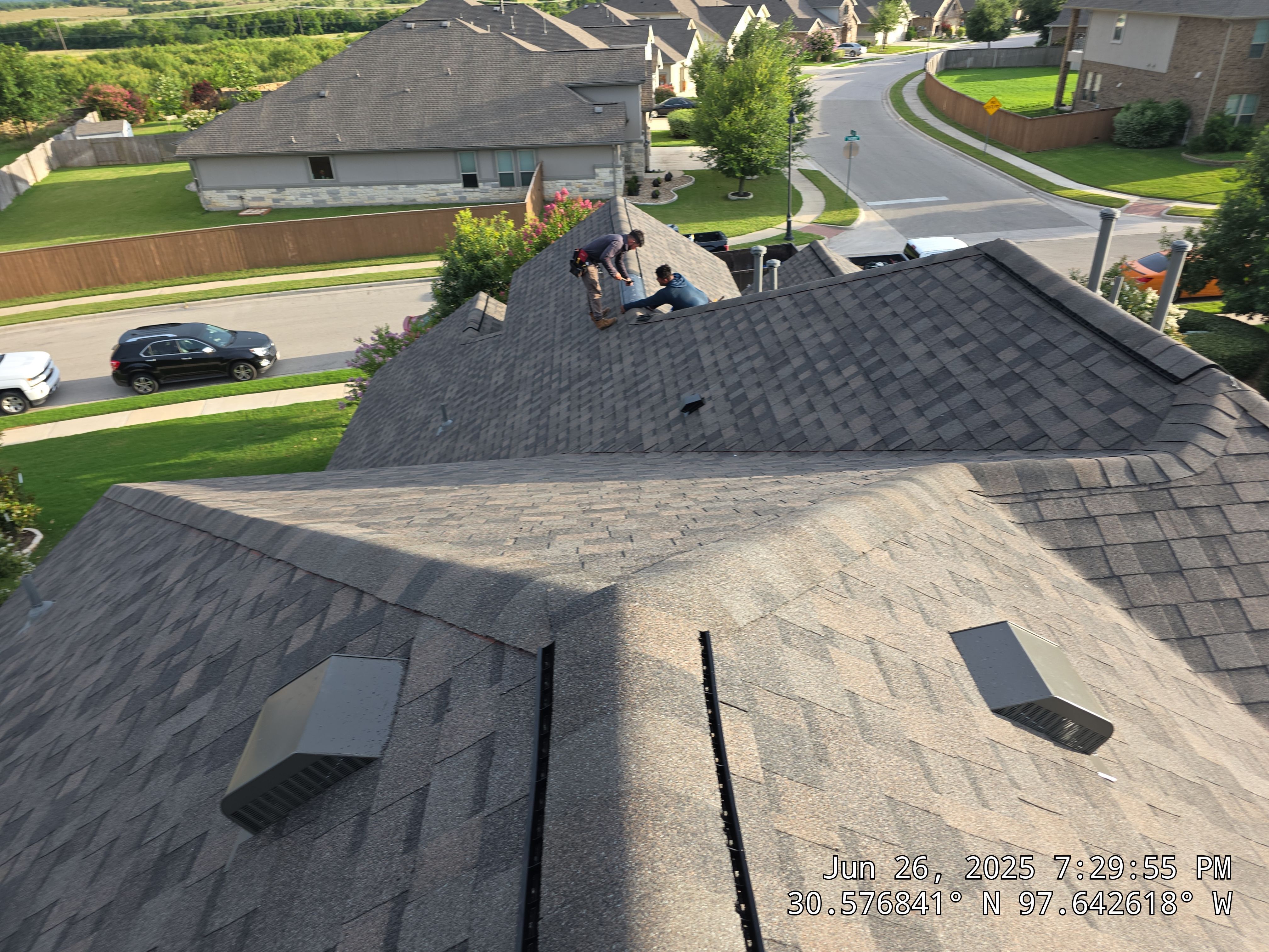 Round Rock Roofing Replacement Following Severe Hail Damage by Caliber Restoration LLC