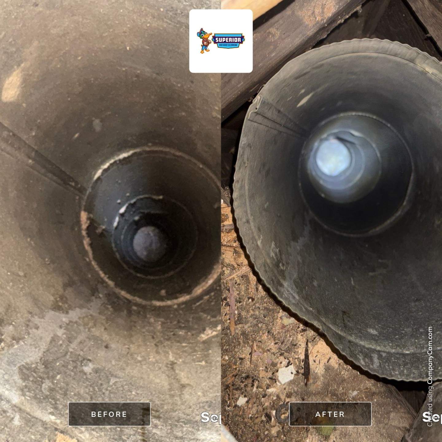 Air Duct Cleaning With a Vacuum Truck in Baden, PA by Superior Air Duct Cleaning