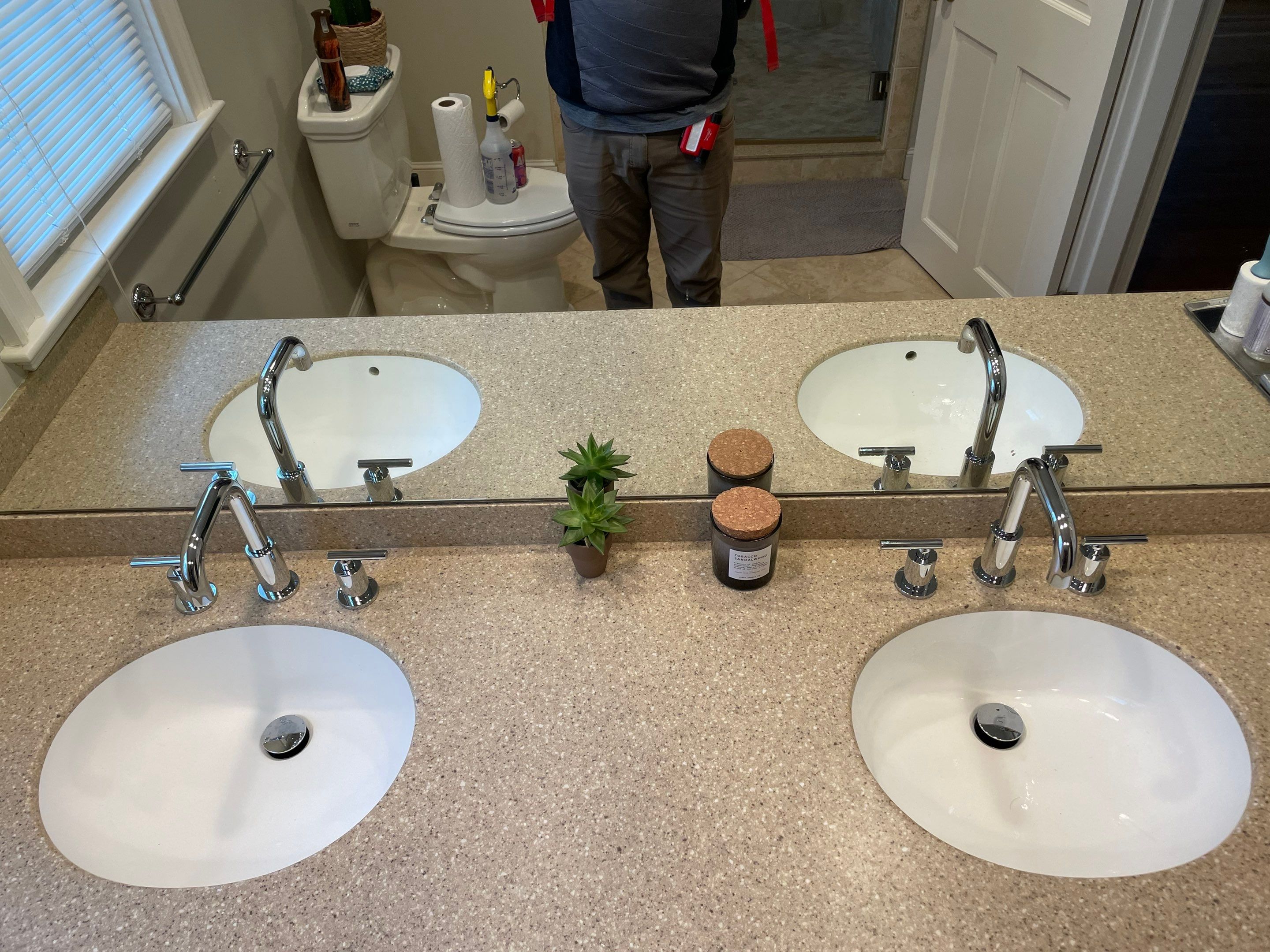 Bathroom Remodel using Customer Supplied Faucets by Stake Plumbing and Heating