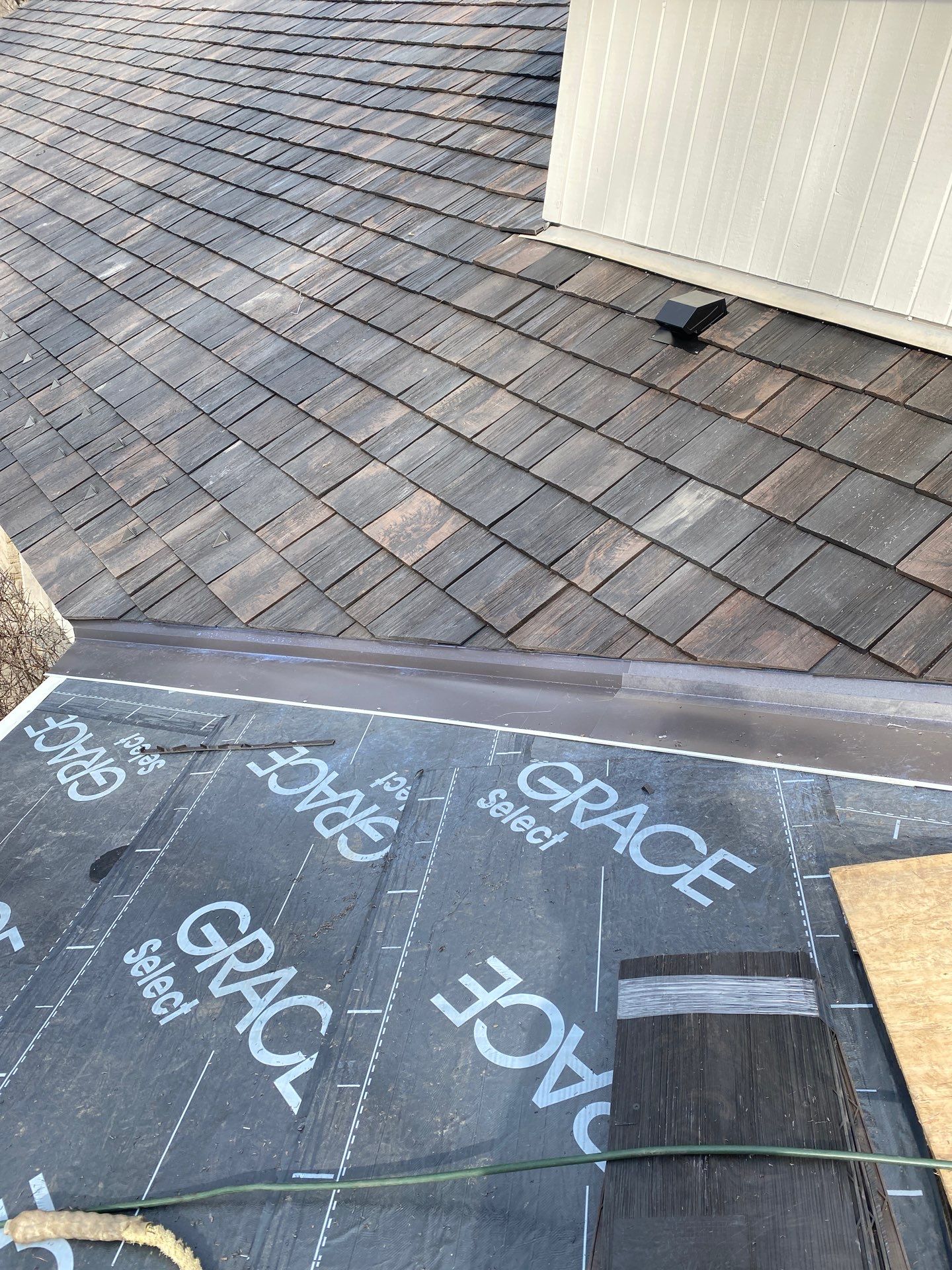 Brava Shake Roof Installment by Custom Installations