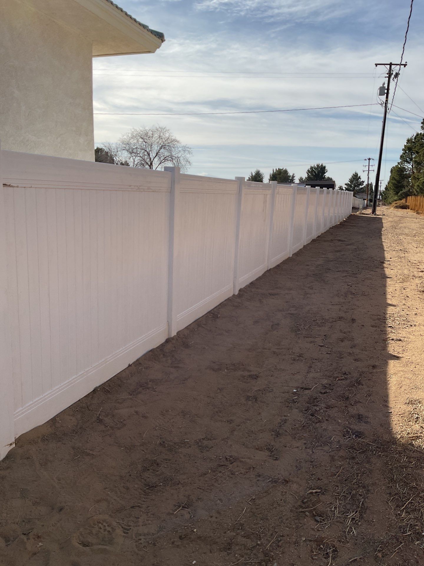 Fence Installation using Vinyl by Fence Guys Inc. 