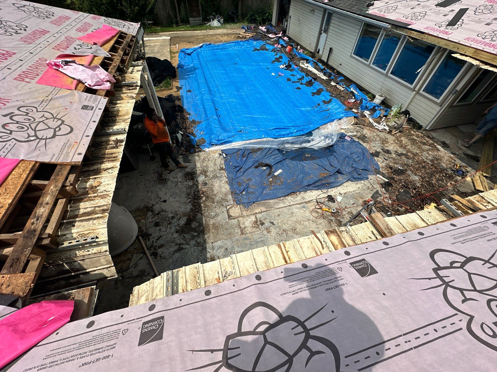 Project in Houston by Motion Roofing