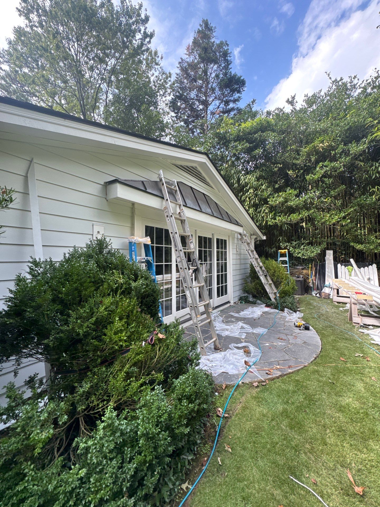 Siding Installation using James Hardie Color Plus Lap Siding by Nelson Exteriors 