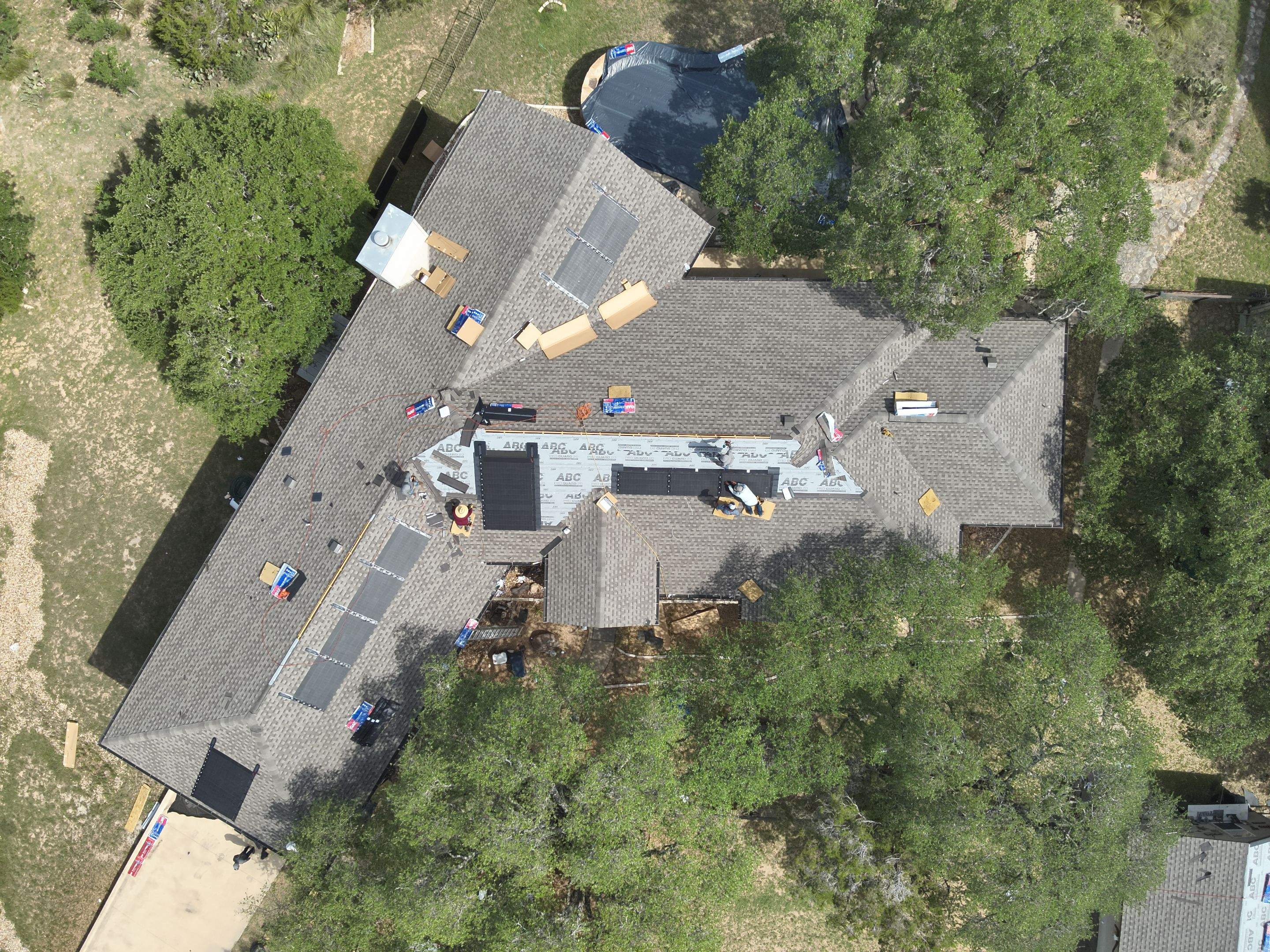 Wind Damage Restored & Upgraded with Solar Innovation by Action Exteriors Austin