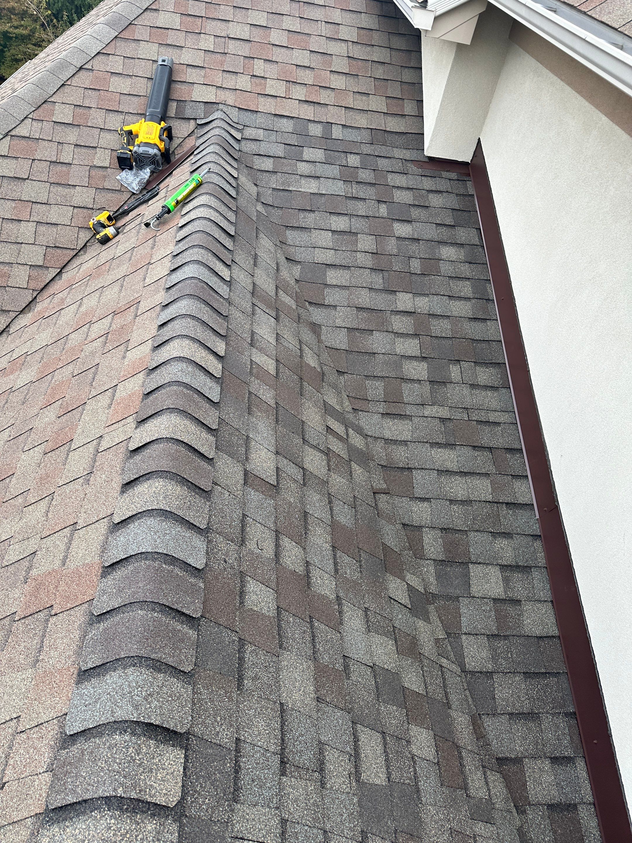 Residential Roofing Repair using CertainTeed Landmark Weathered Wood Architectural Shingles by Frederick Roof Repair