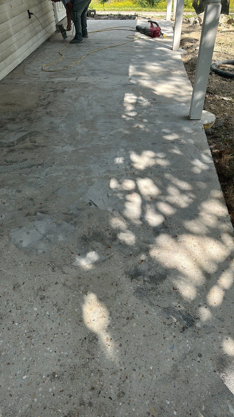 Basement + Porch Project in Clinton by Floors in a Day, Inc