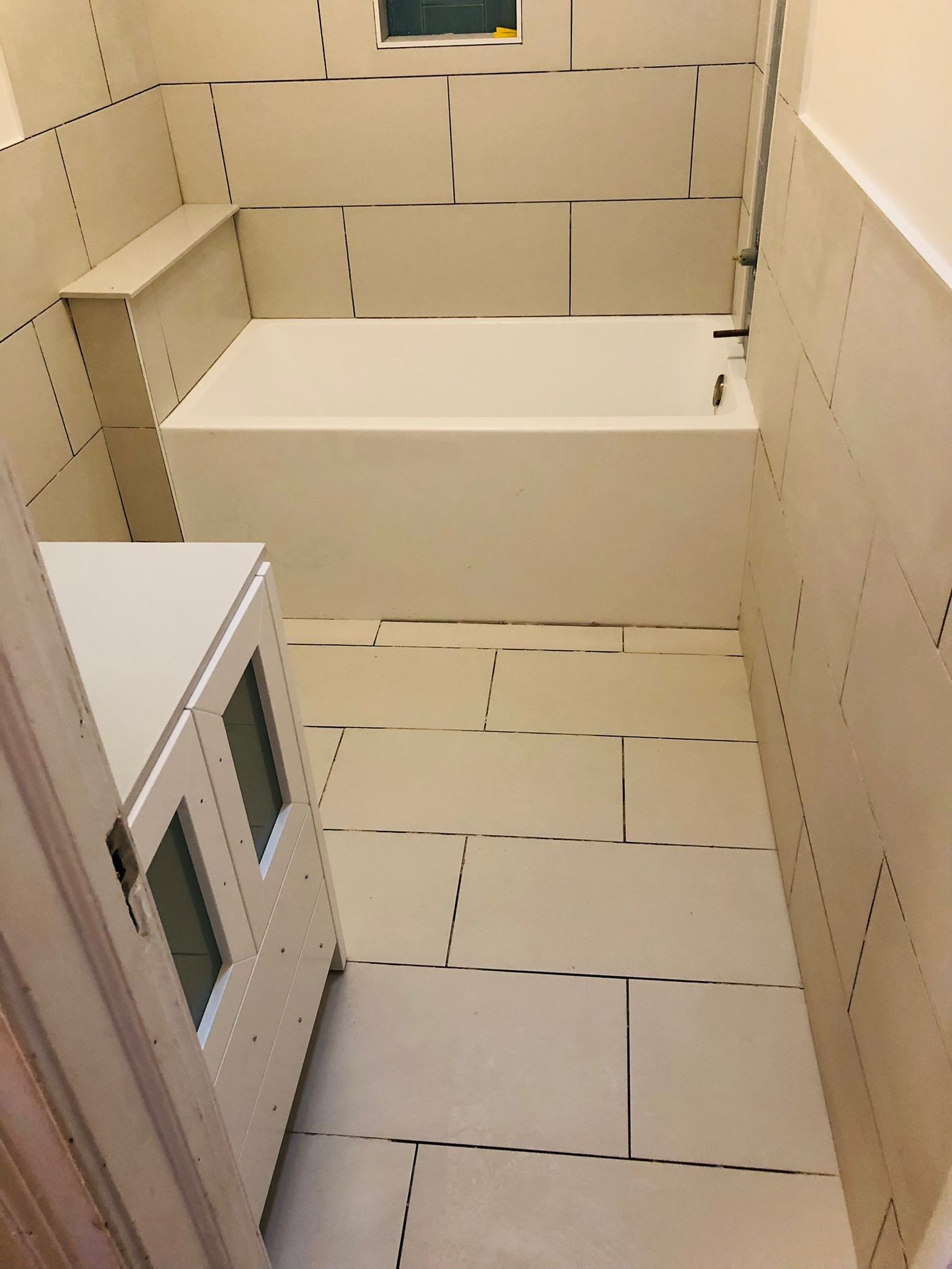 Bathroom Remodel using Tile by Home Concepts Construction