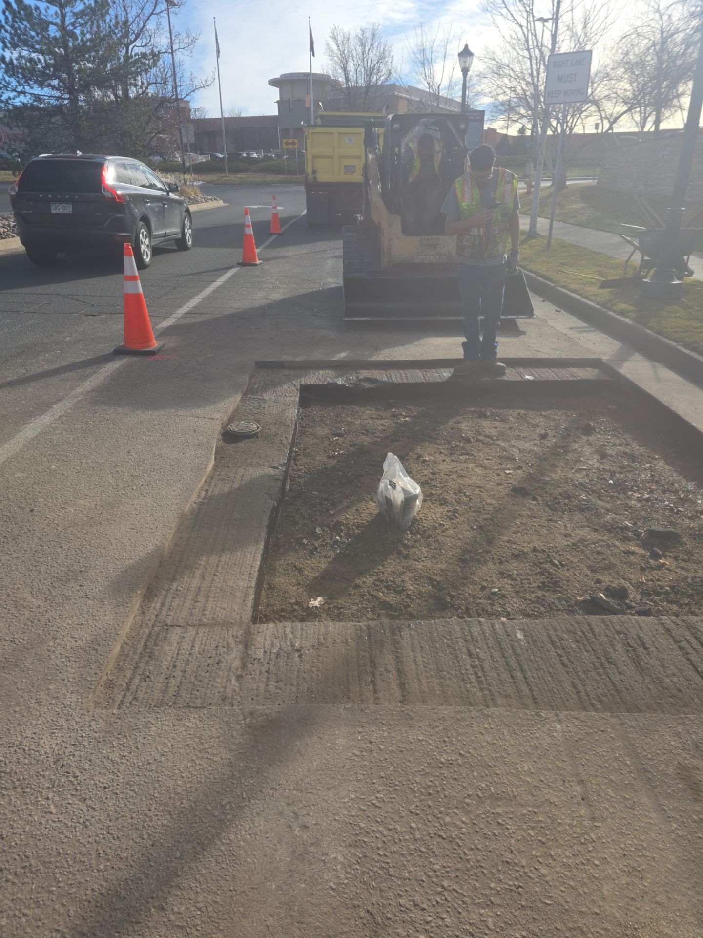 Asphalt Patching for underground project Colorado Mills by DMH Site Services