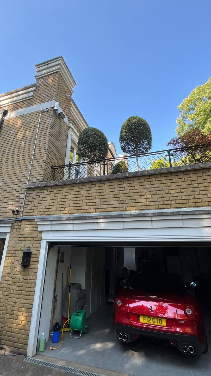 Stone Work Cleaning using Honda 15lpm Low Pressure Washing Machine by Ges Exterior Cleaning ltd