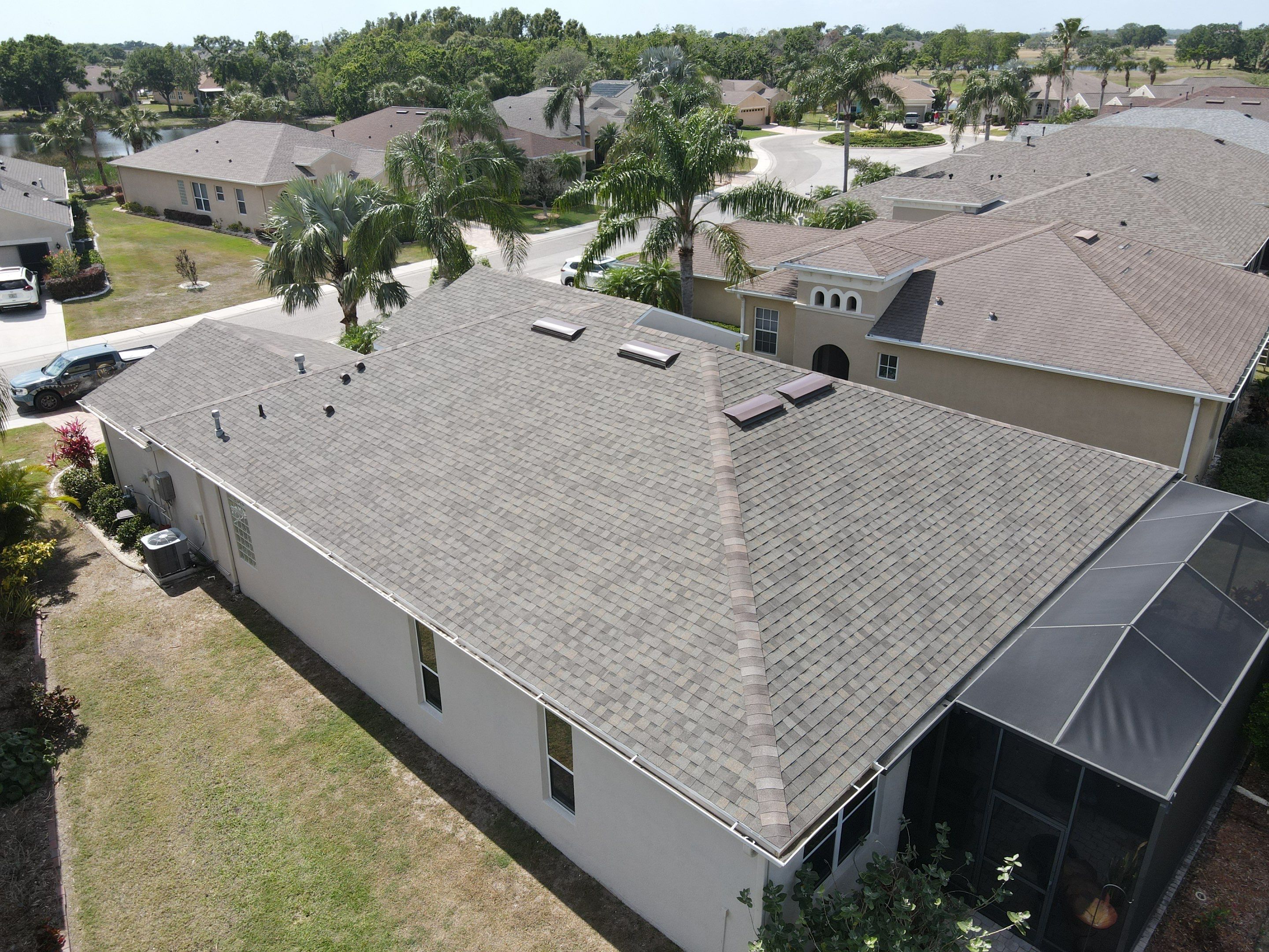 Roof replacement in Sun City Center, FL. by Steadfast Roofing 