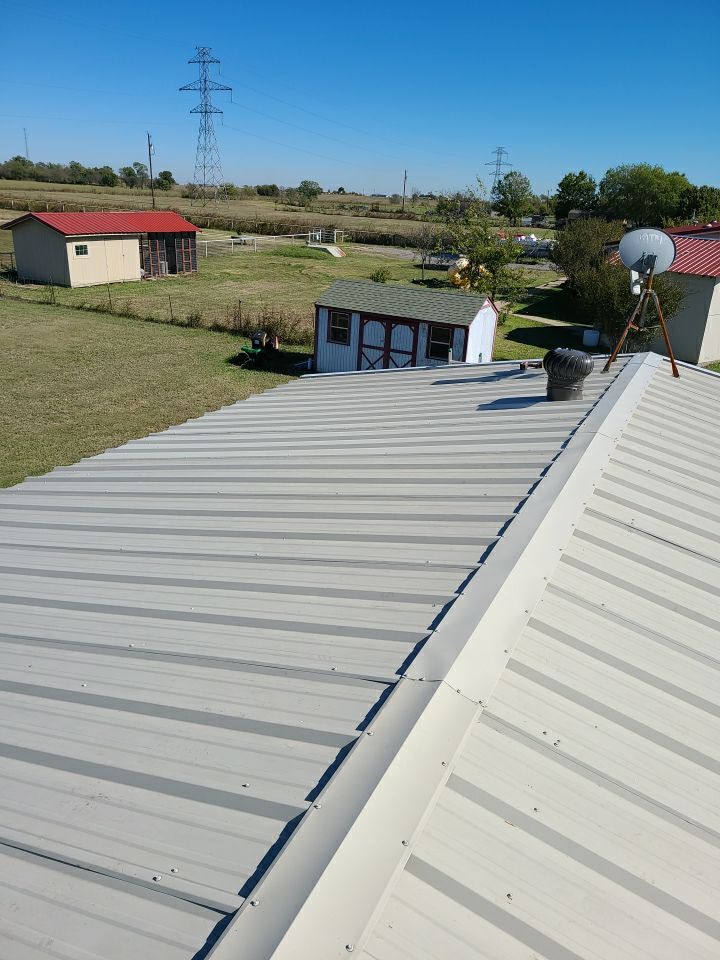 Residential Roofing Repair using PBR Metal Roof by Harvey Roofing & Construction