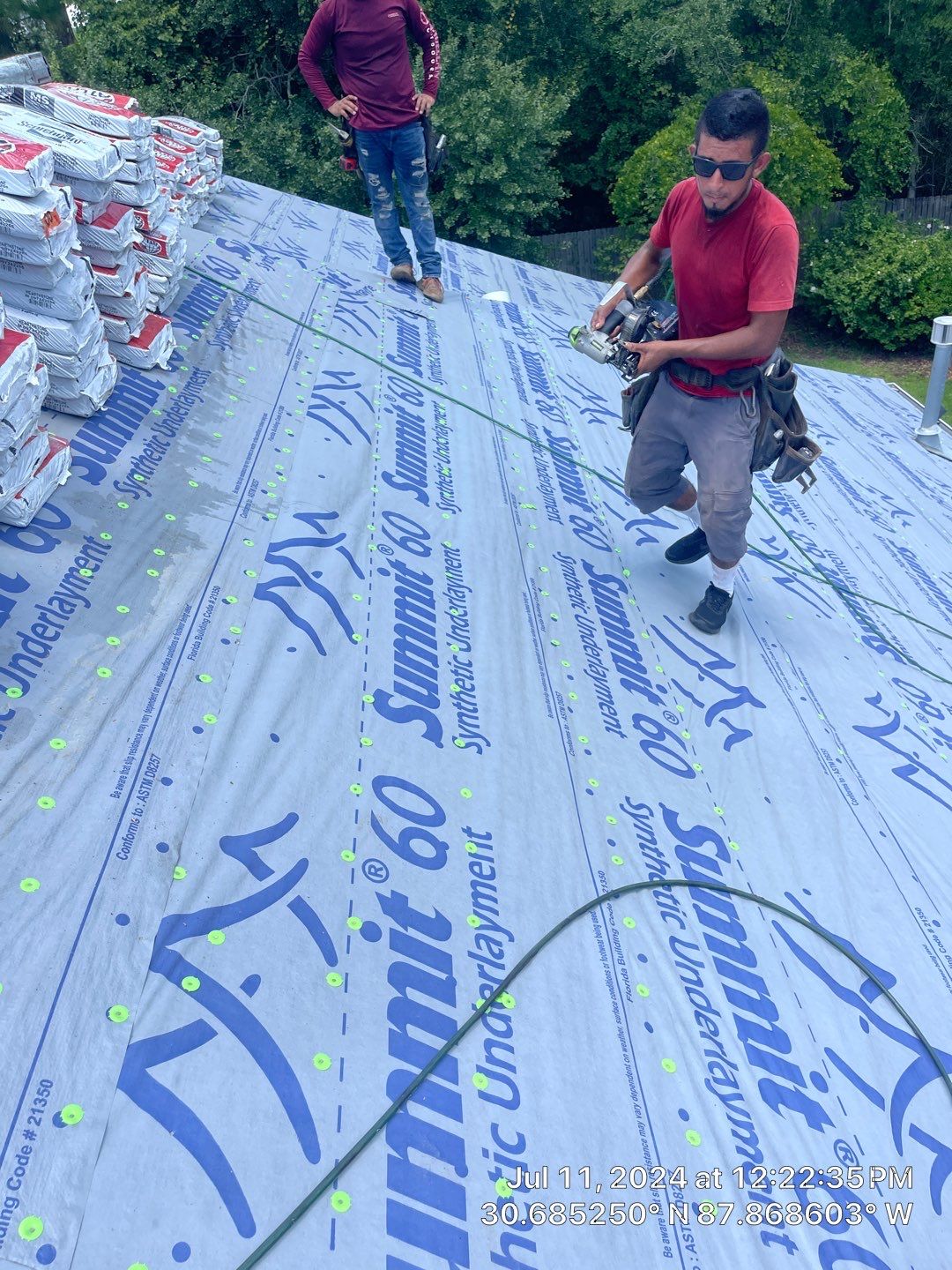 Residential Roofing Installation using Roof Replacement by American Roofing & Construction LLC