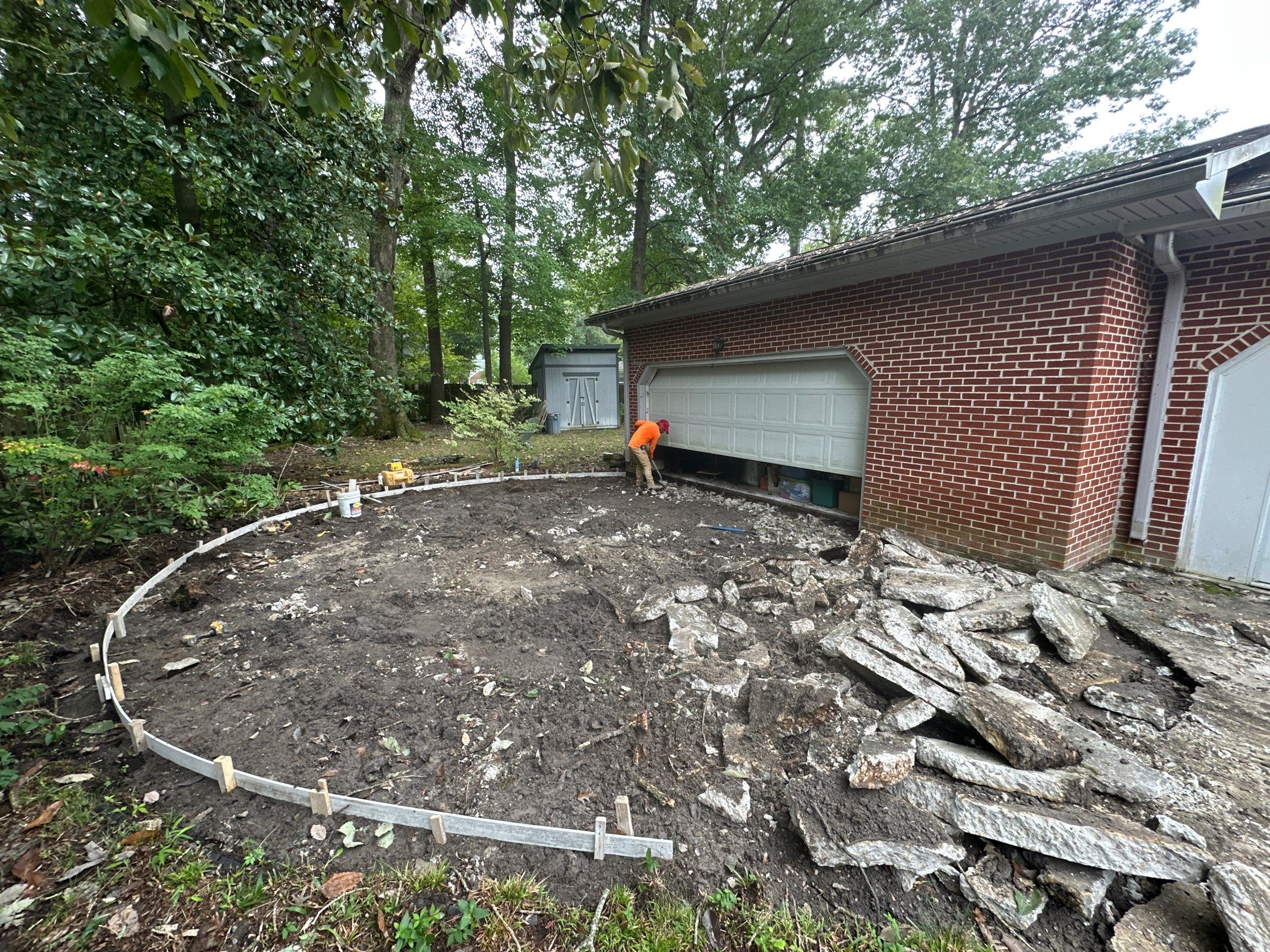 Project in Virginia Beach by Sam The Concrete Man Virginia Beach