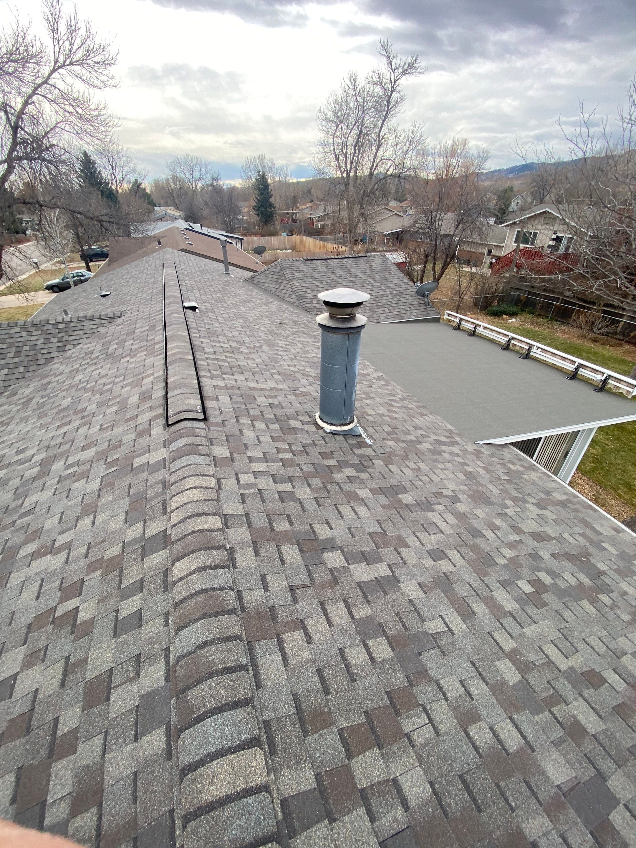 Resdiental Hail Damage Roof Replacement using Certainteed Northgate Class 4 Impact Resistant "Weathered Wood" color by Black Belt Roofing