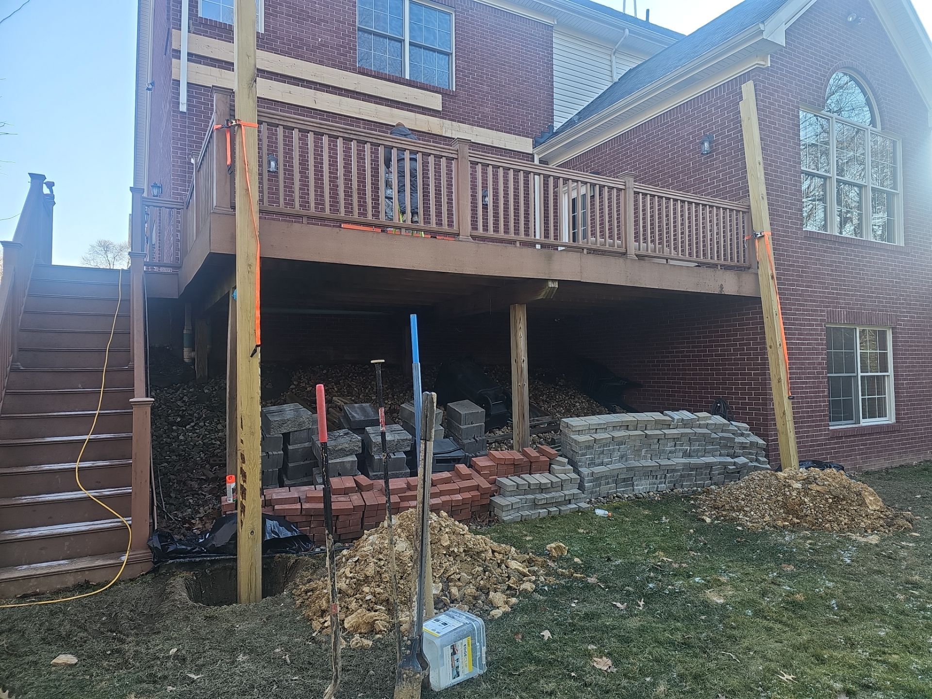 Hip Roof Build by Cousins Roofing Siding & Decks