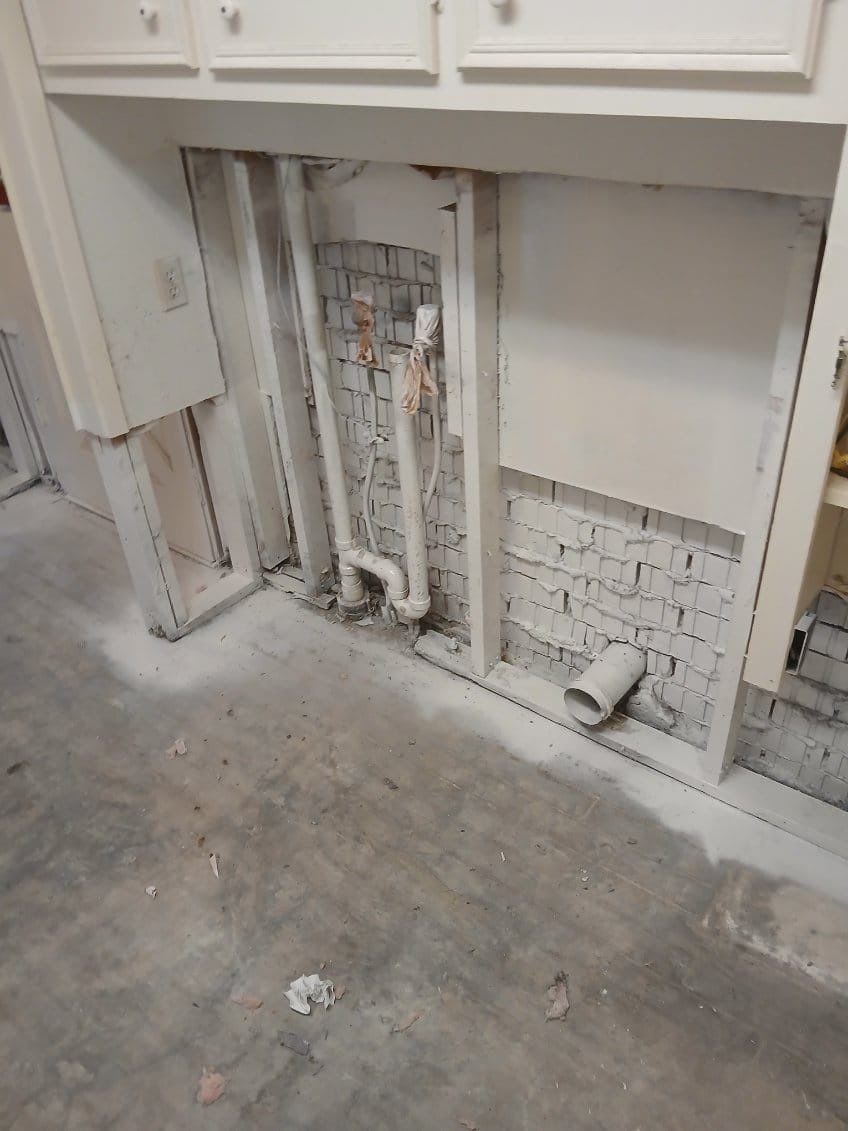 Home Remodel after Huge Water Damage by L&T General Contractors and Restoration INC