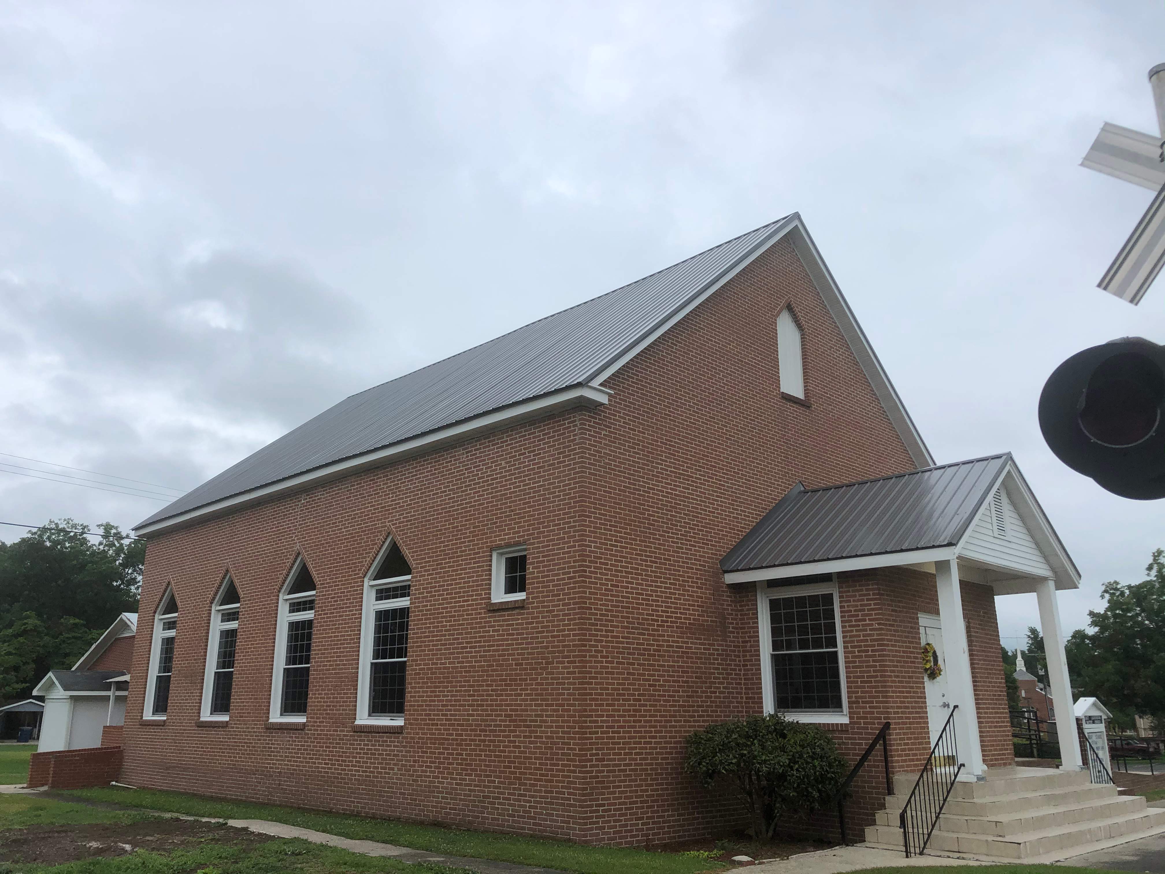 Commercial Roofing Installation - East Laurinburg Baptist Church by American Roofing NC
