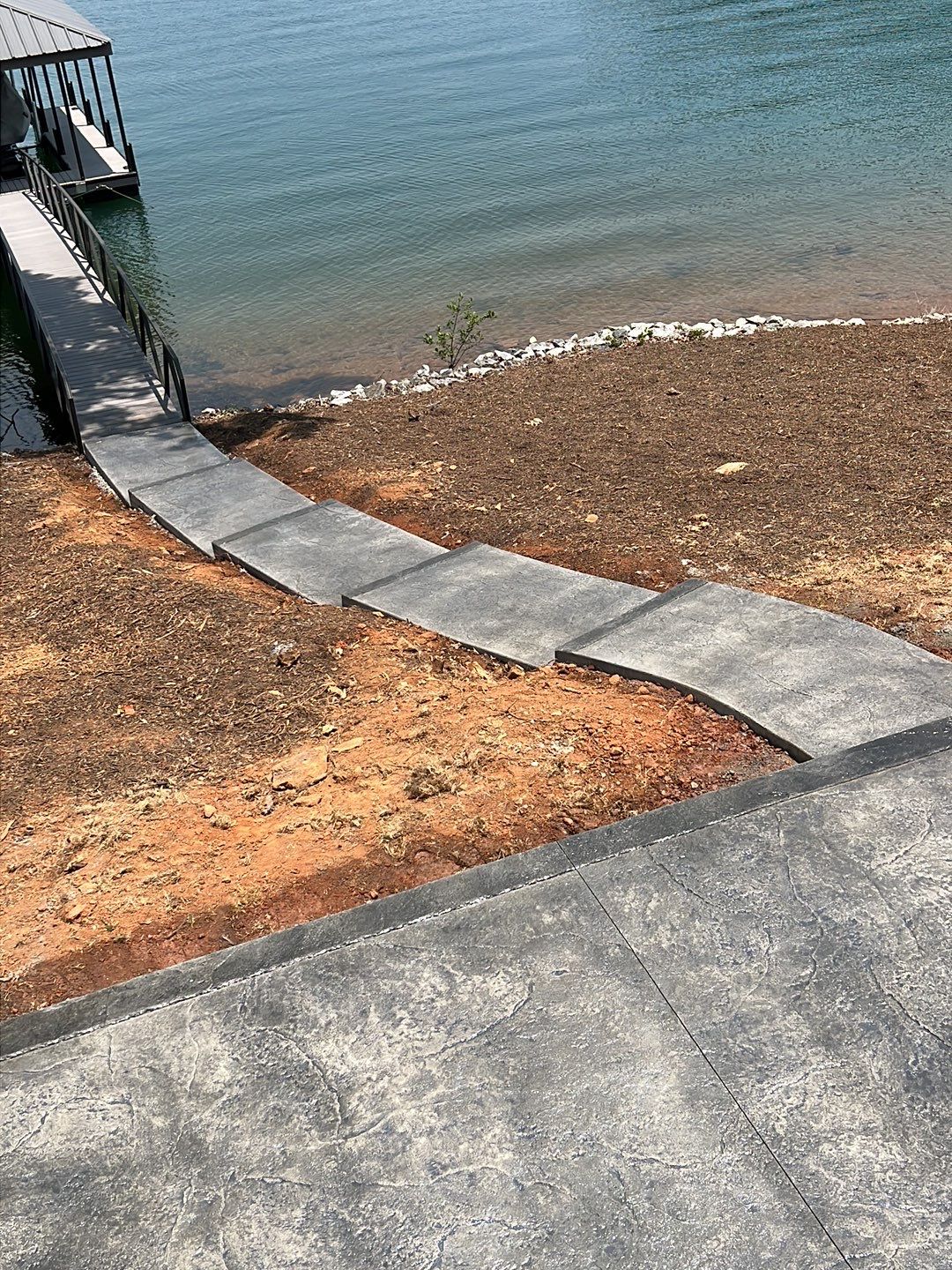 Stamped Concrete Patio by Xtreme Concrete Services