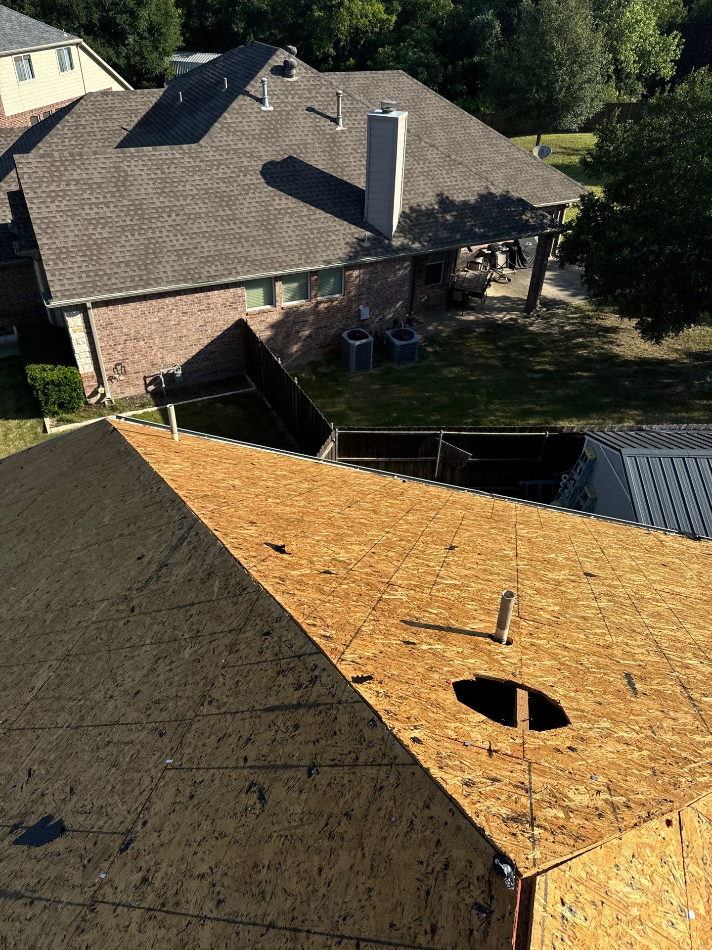 Project in Weatherford by Lonestar Roofing and Restoration LLC.