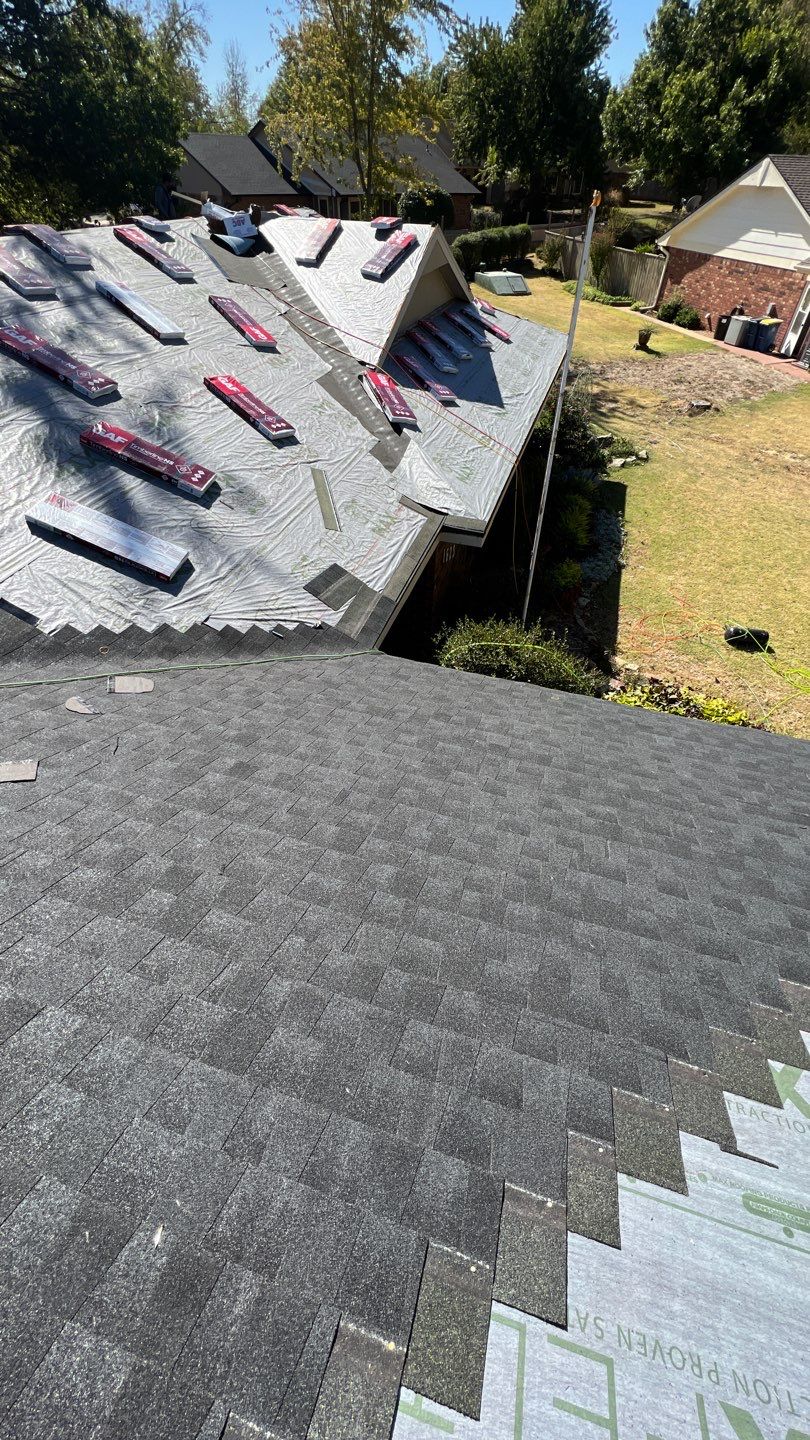 Residential Roofing Installation using GAF Natural Shadow  by A & H Roofing and Contracting