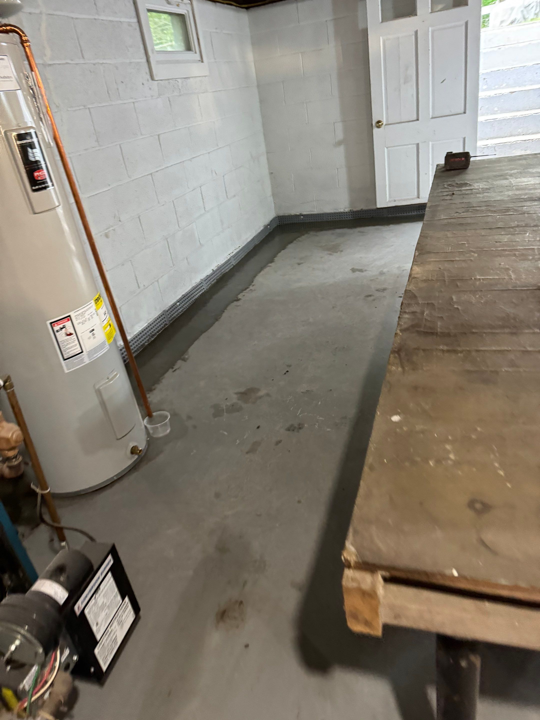 Interior French Drain Boonton NJ by Pure Service Pro, LLC 