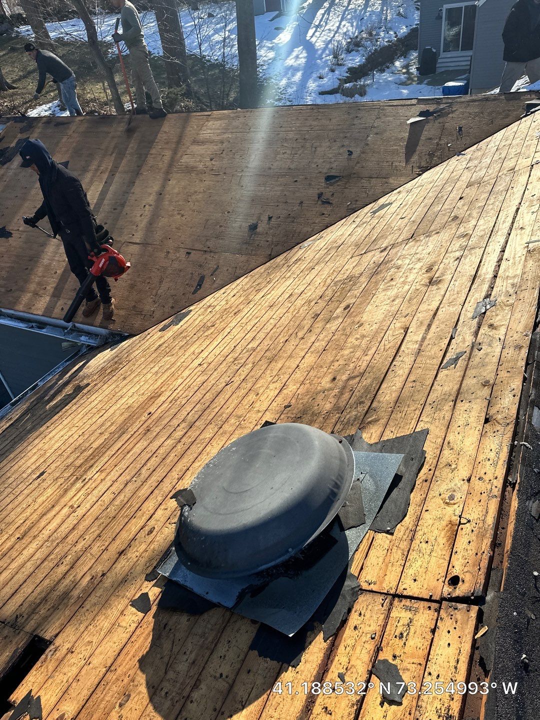 Residential Roofing Installation using Owens Corning Duration Estate Gray by A Plus Exterior