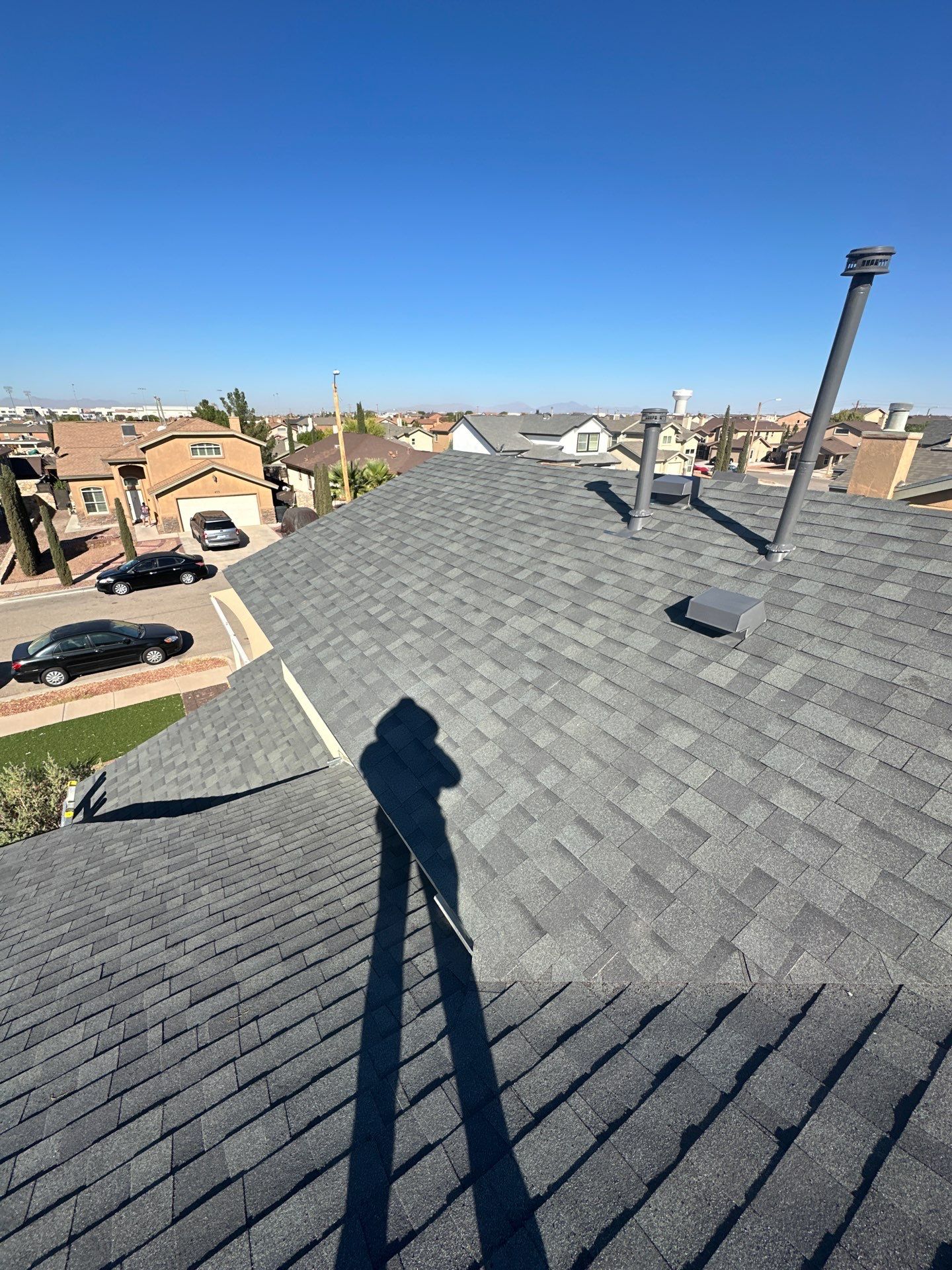 Shingle roof restoration by SPF Services 