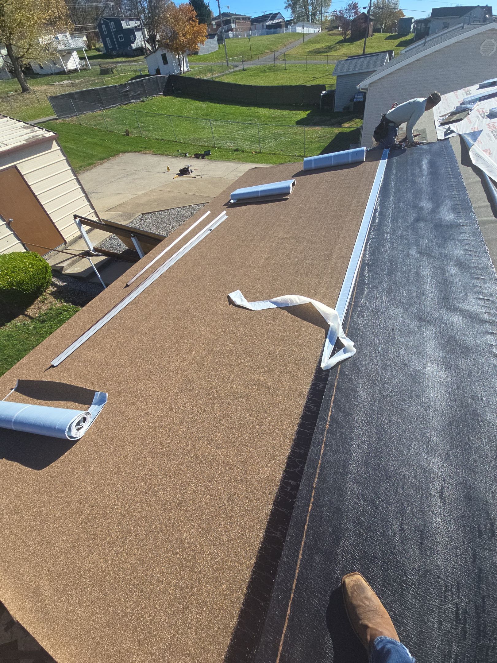 Residential Roofing Installation using GAF Timberline HDZ Shakewood by Rainstoppers Roofing