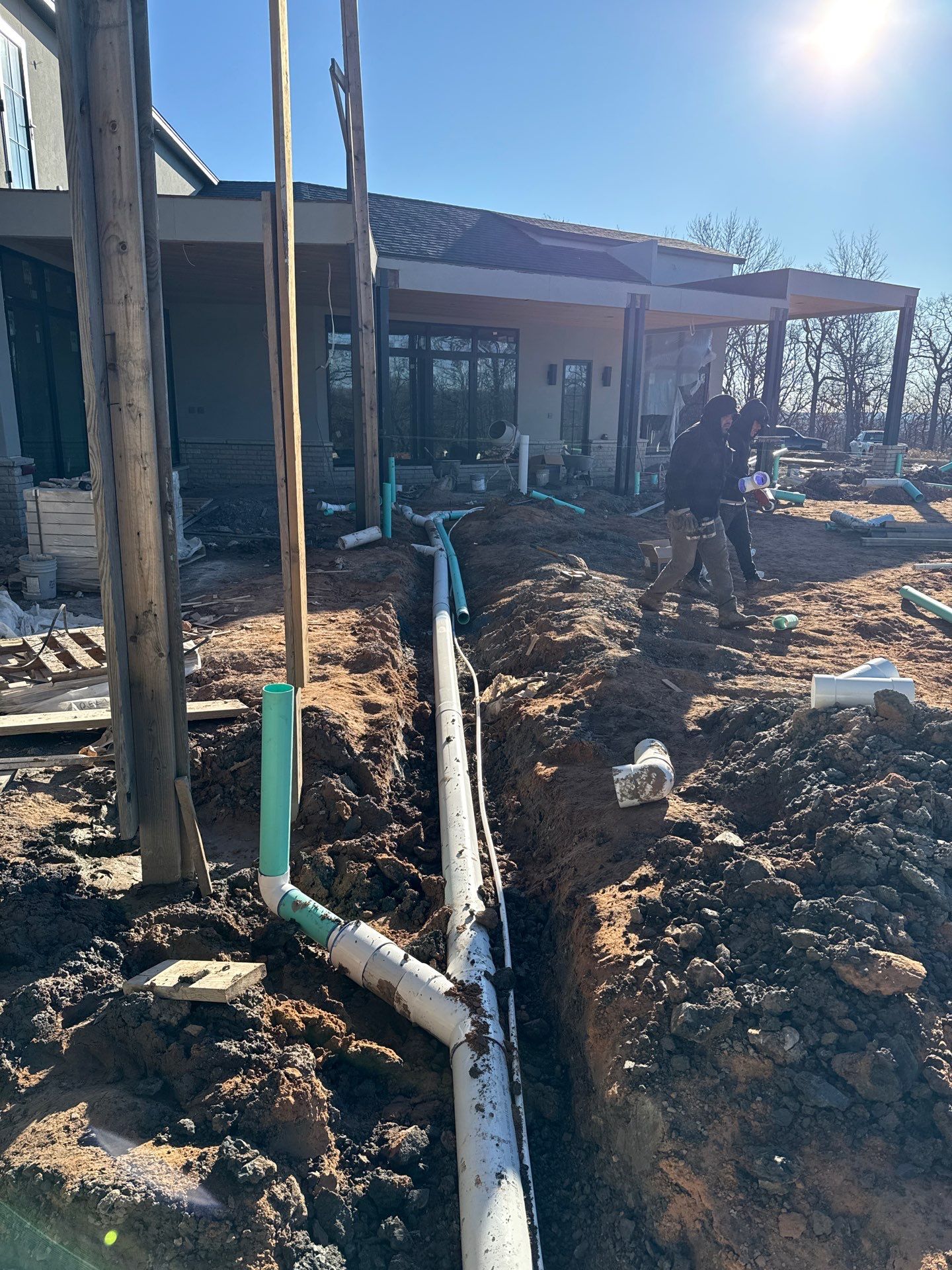 Project in Bixby, OK New construction  by BA Lawns and Landscaping LLC 