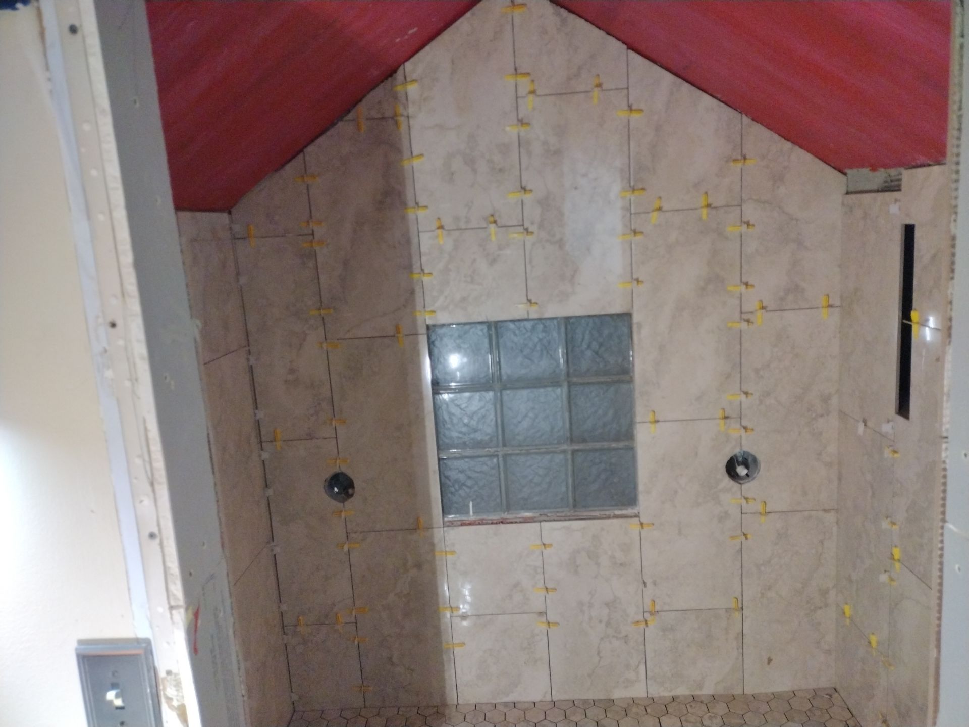 Shower Remodel & Ceiling Restoration – Correcting Water Damage and Rebuilding Right by Johnny Five Construction 